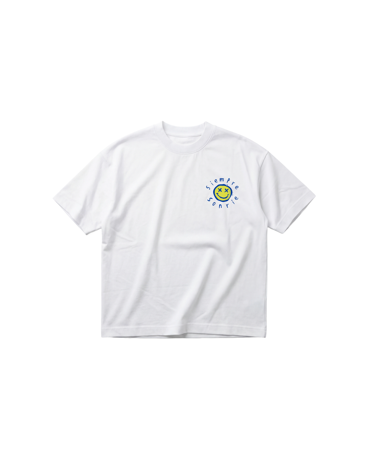 Siempre Sonrie Semi Oversize 310 Blanco Cubica