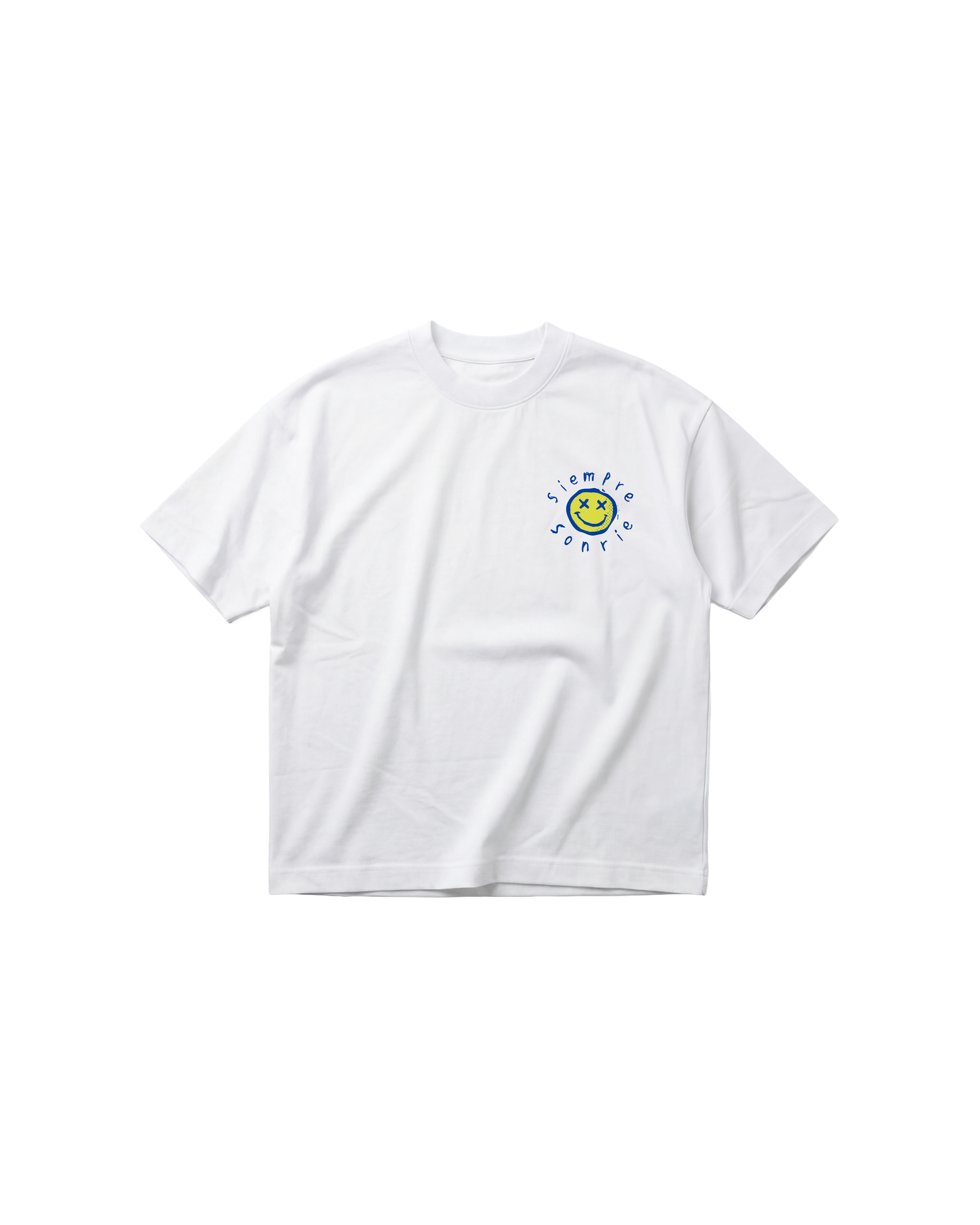 Siempre Sonrie Semi Oversize 310 Blanco Cubica
