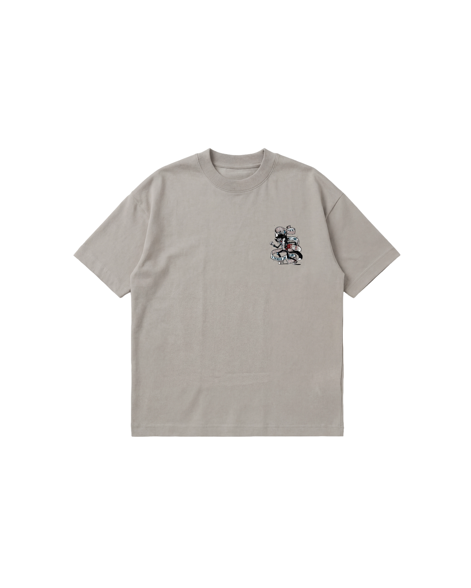 Skate Cat Semi Oversize 250 Gris Cemento Cubica