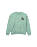 Skate Cat Sweatshirt 410 Verde Menta Cubica