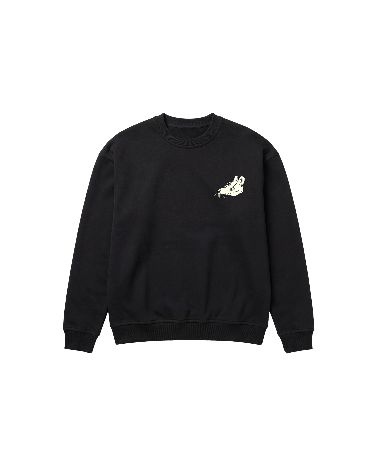 Skull Rabbit Sweatshirt 410 Negro Cubica