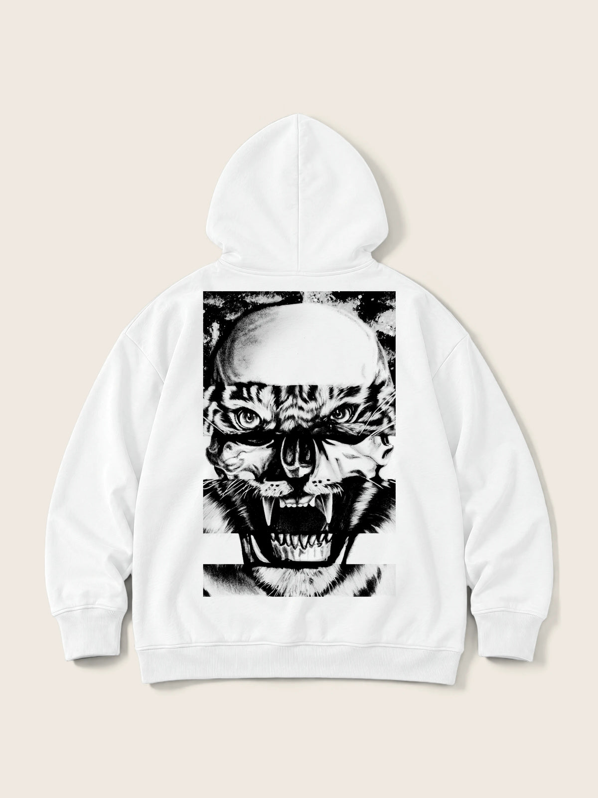 Skull Tiger · Hoodie 410g — Imagen del producto 1
