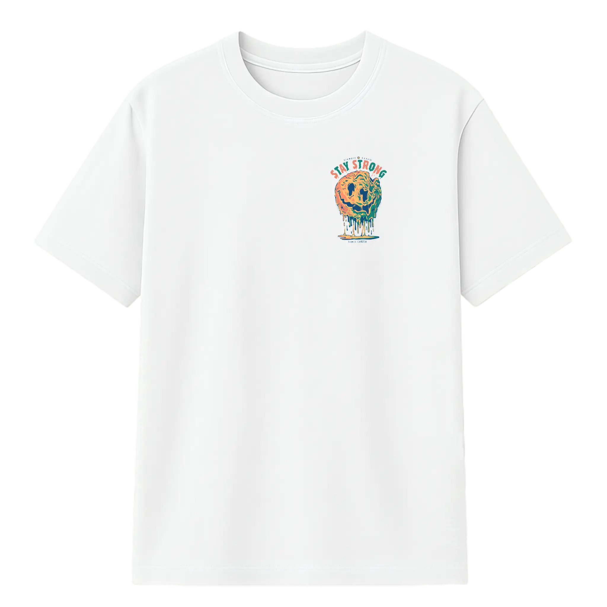 Camiseta Cubica Siempre Sonrie PB