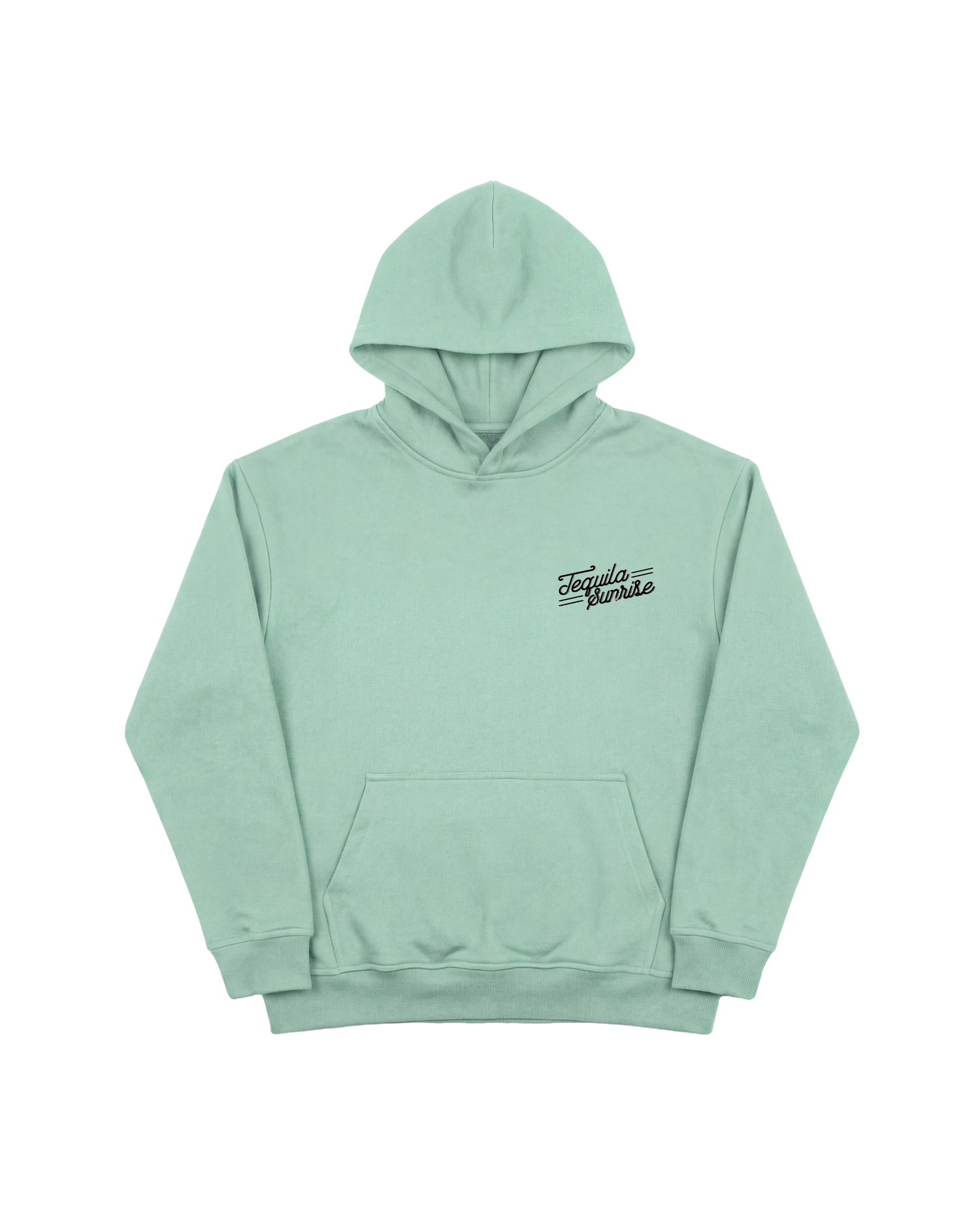 Tequila Sunrise Hoodie 410 Verde Menta Cubica