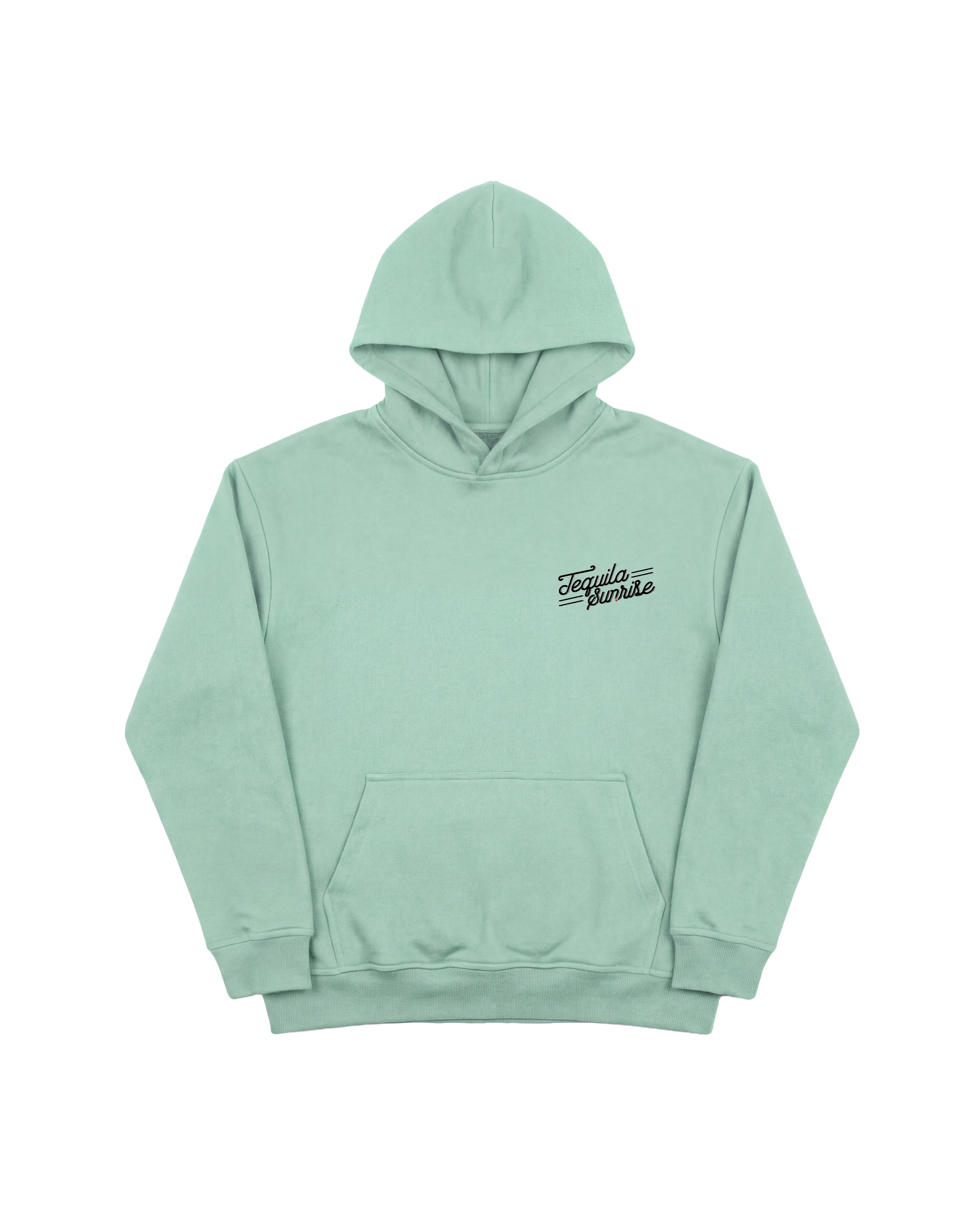 Tequila Sunrise Hoodie 410 Verde Menta Cubica