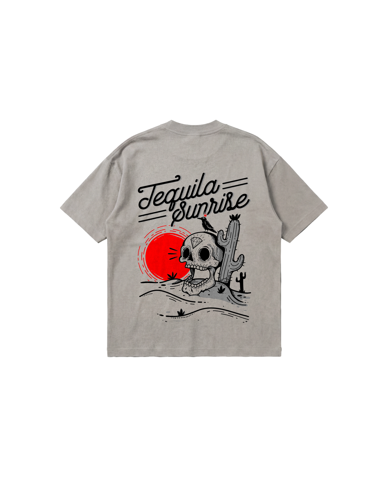Tequila Sunrise Semi Oversize 250 Gris Cemento Cubica