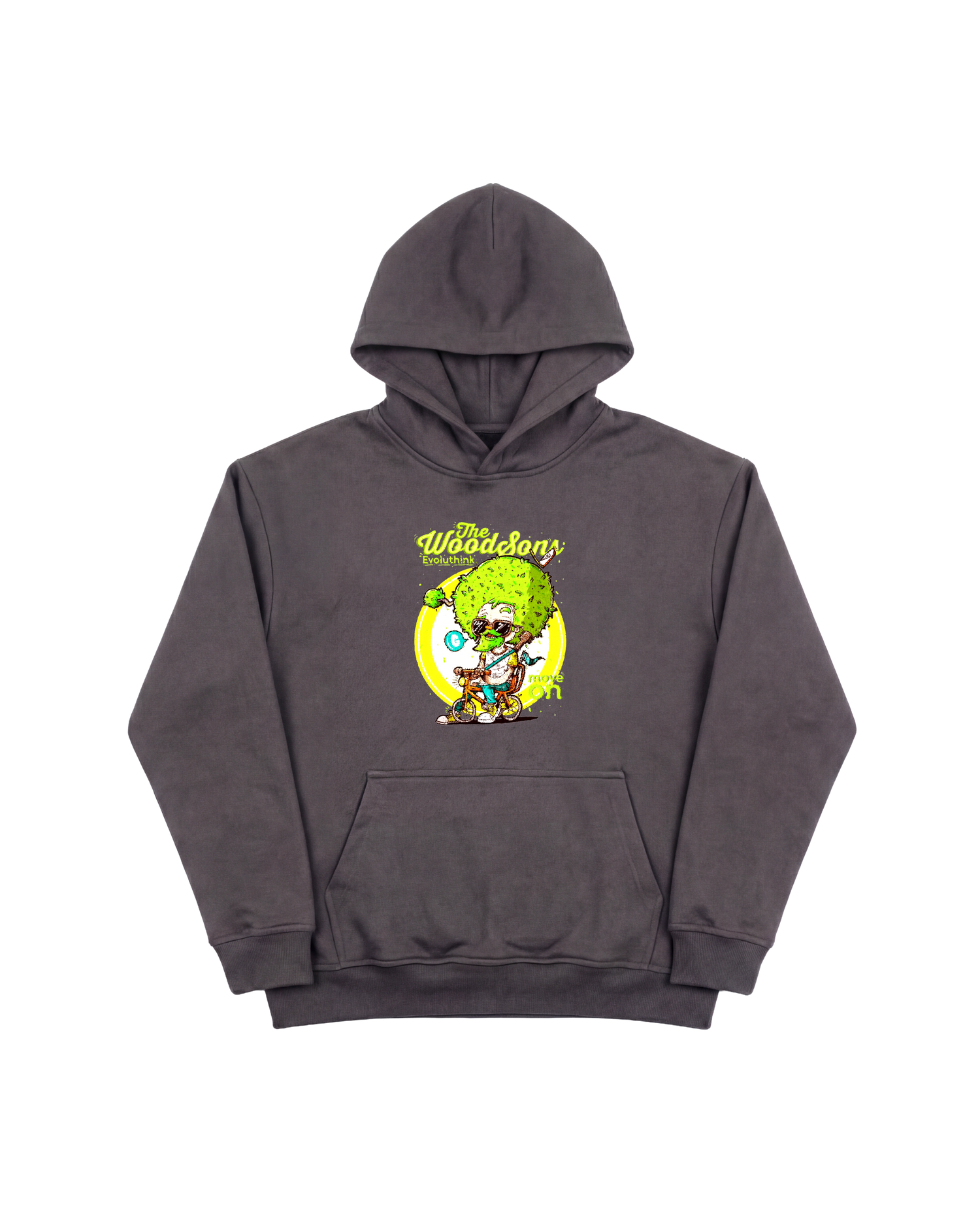 The Woodson Hoodie 410 Gris Oscuro Cubica