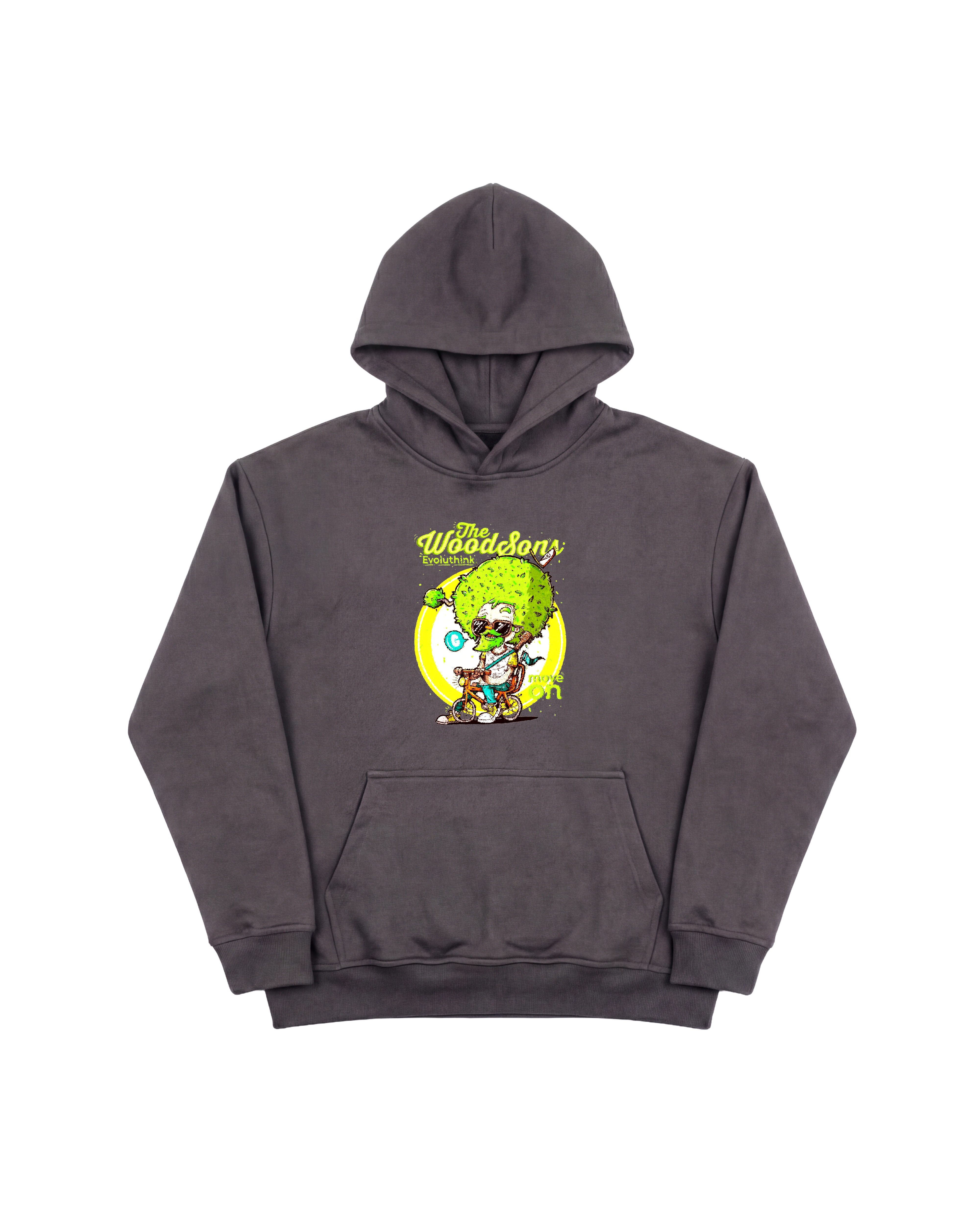 The Woodson Hoodie 410 Gris Oscuro Cubica