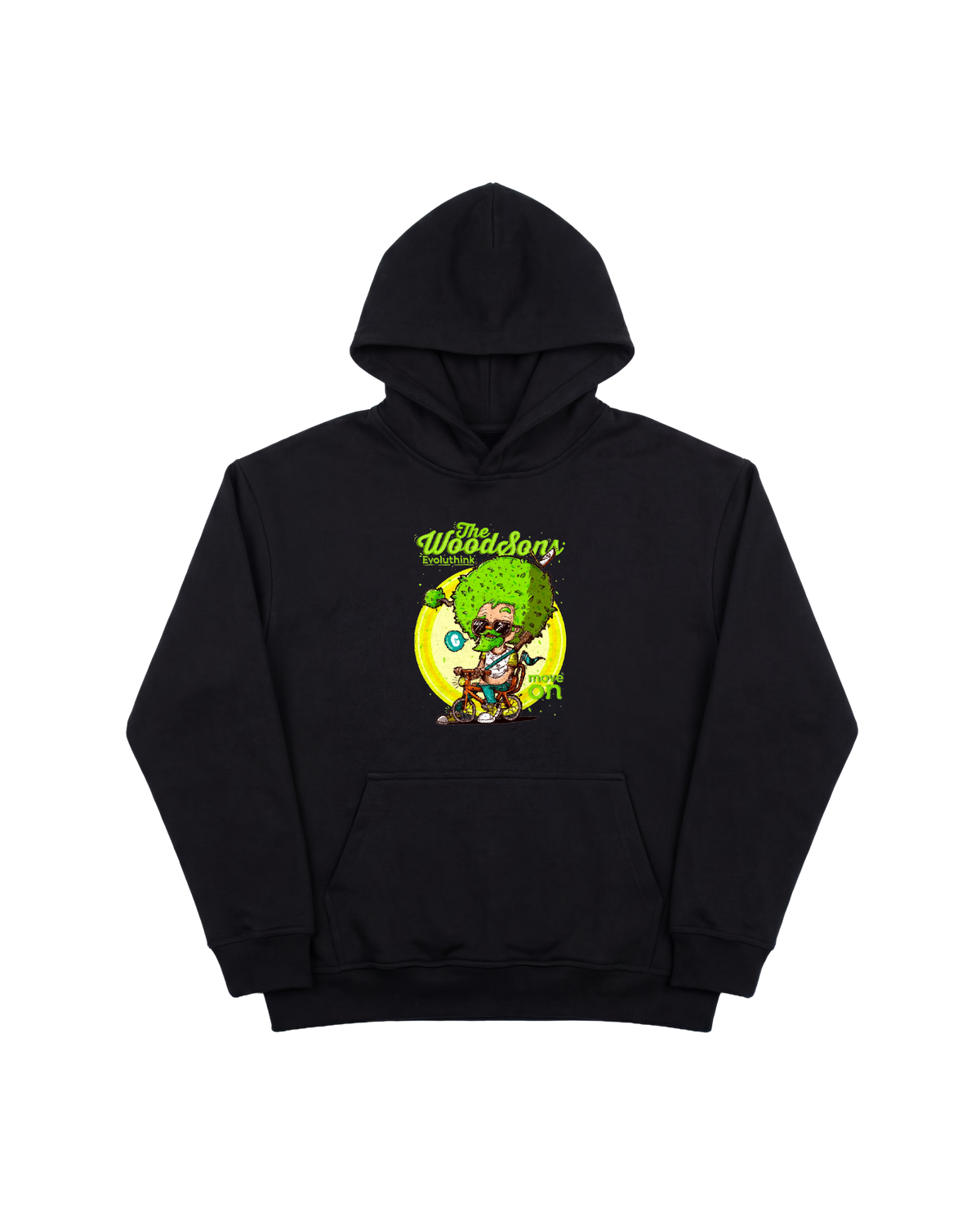 The Woodson Hoodie 410 Negro Cubica