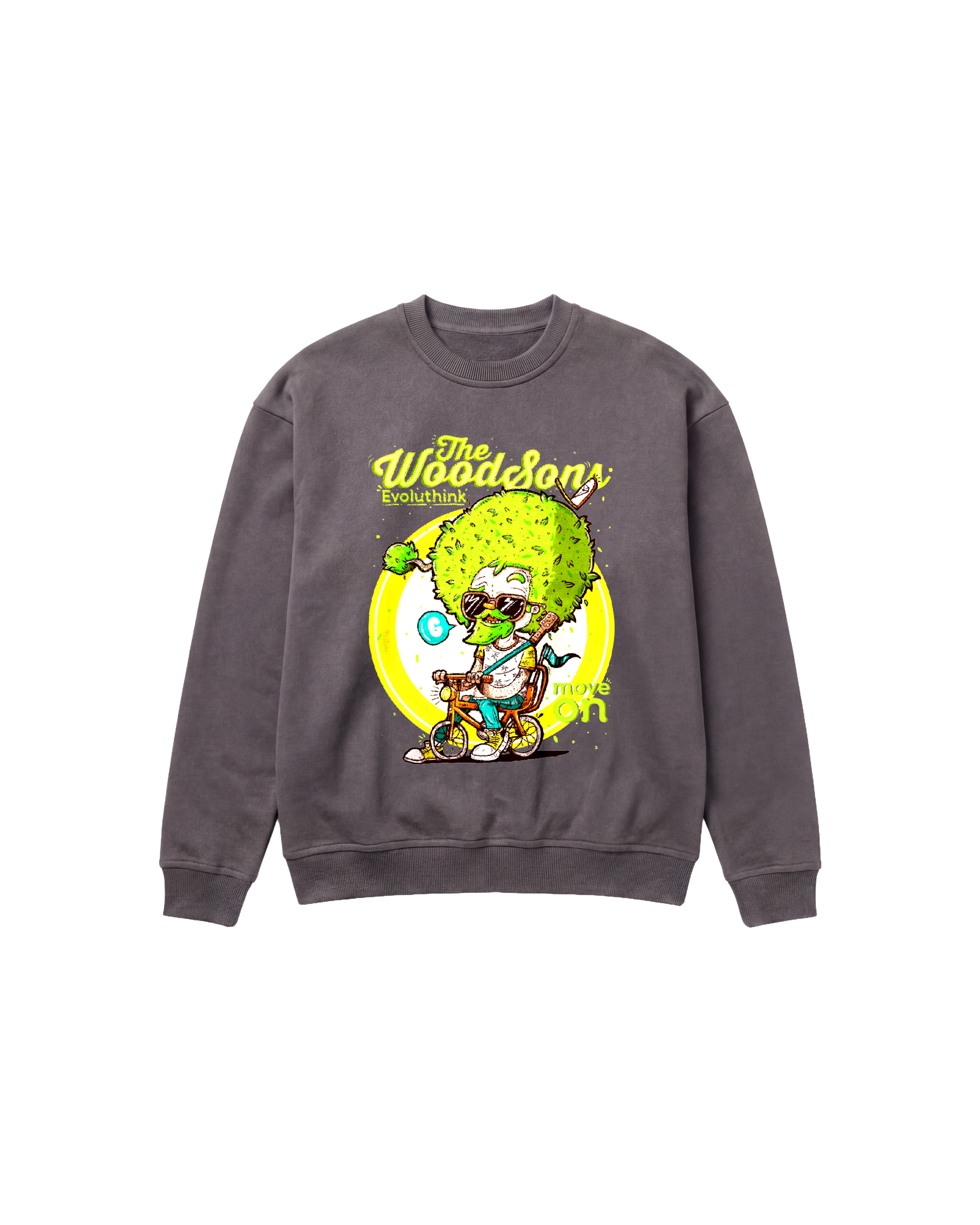 The Woodson Sweatshirt 410 Gris Oscuro Cubica