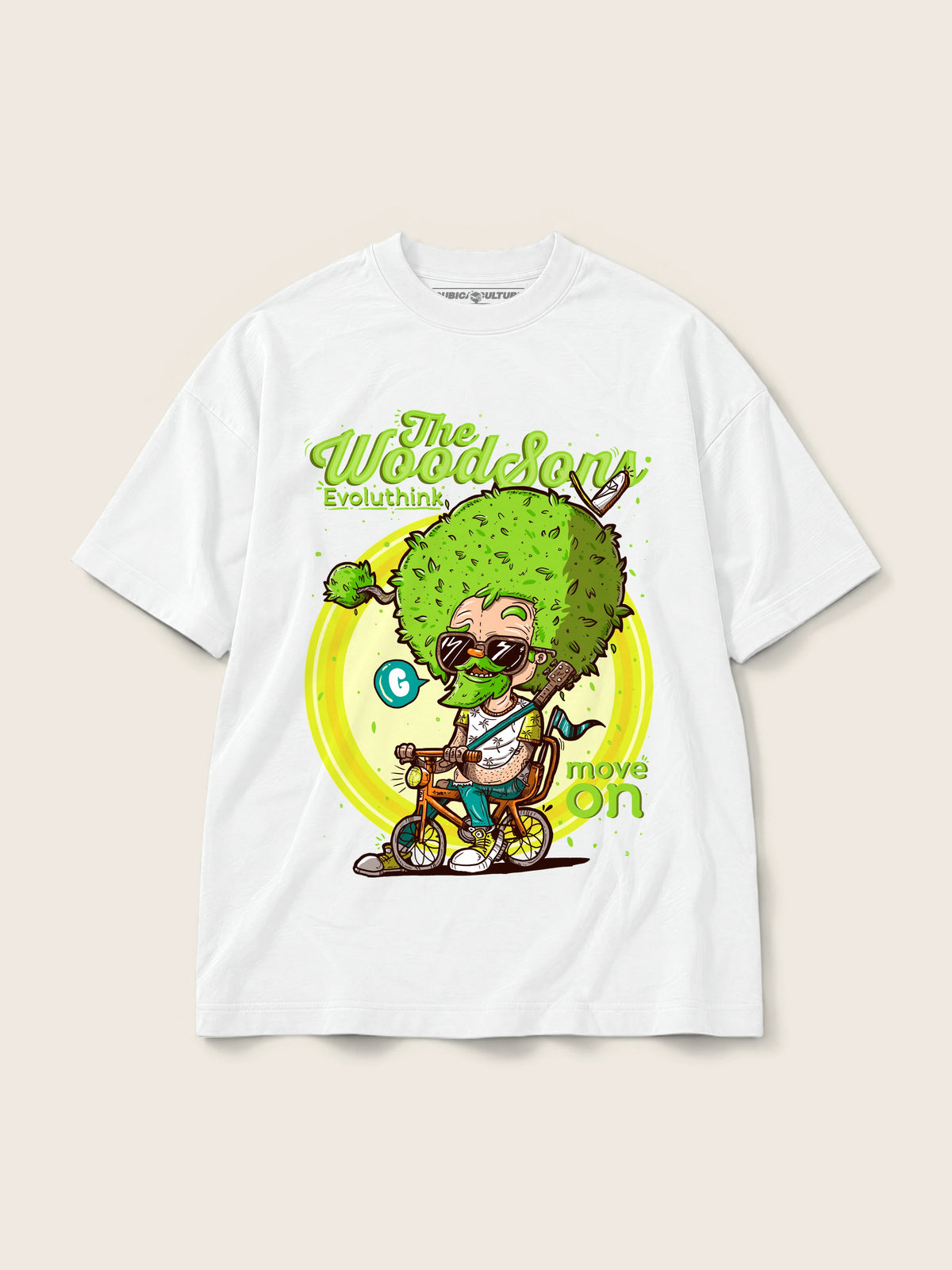 The Woodsons · Camiseta Semi Oversize 250g Blanco — Imagen del producto 1
