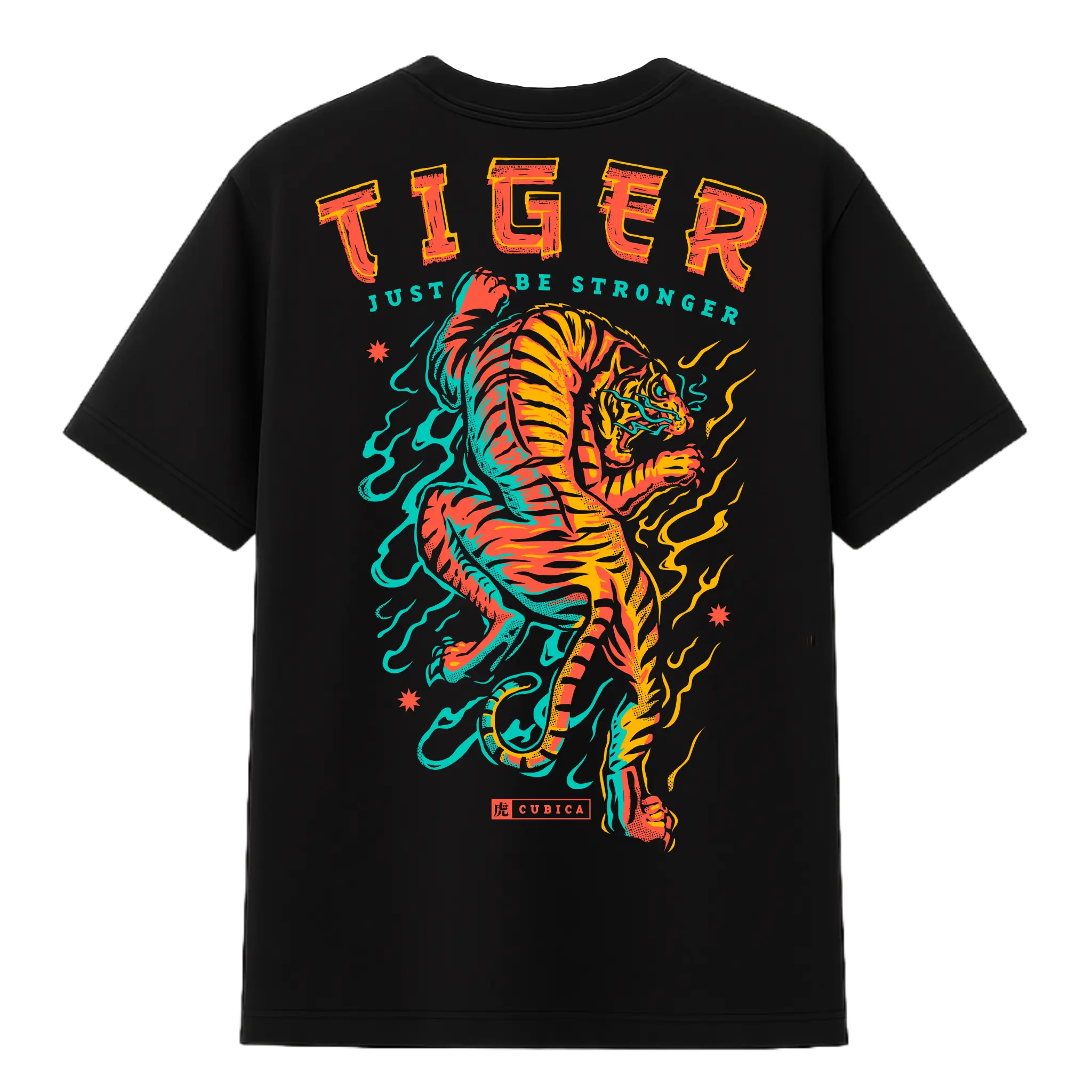 Camiseta Cubica Tiger Just Be Stronger PB