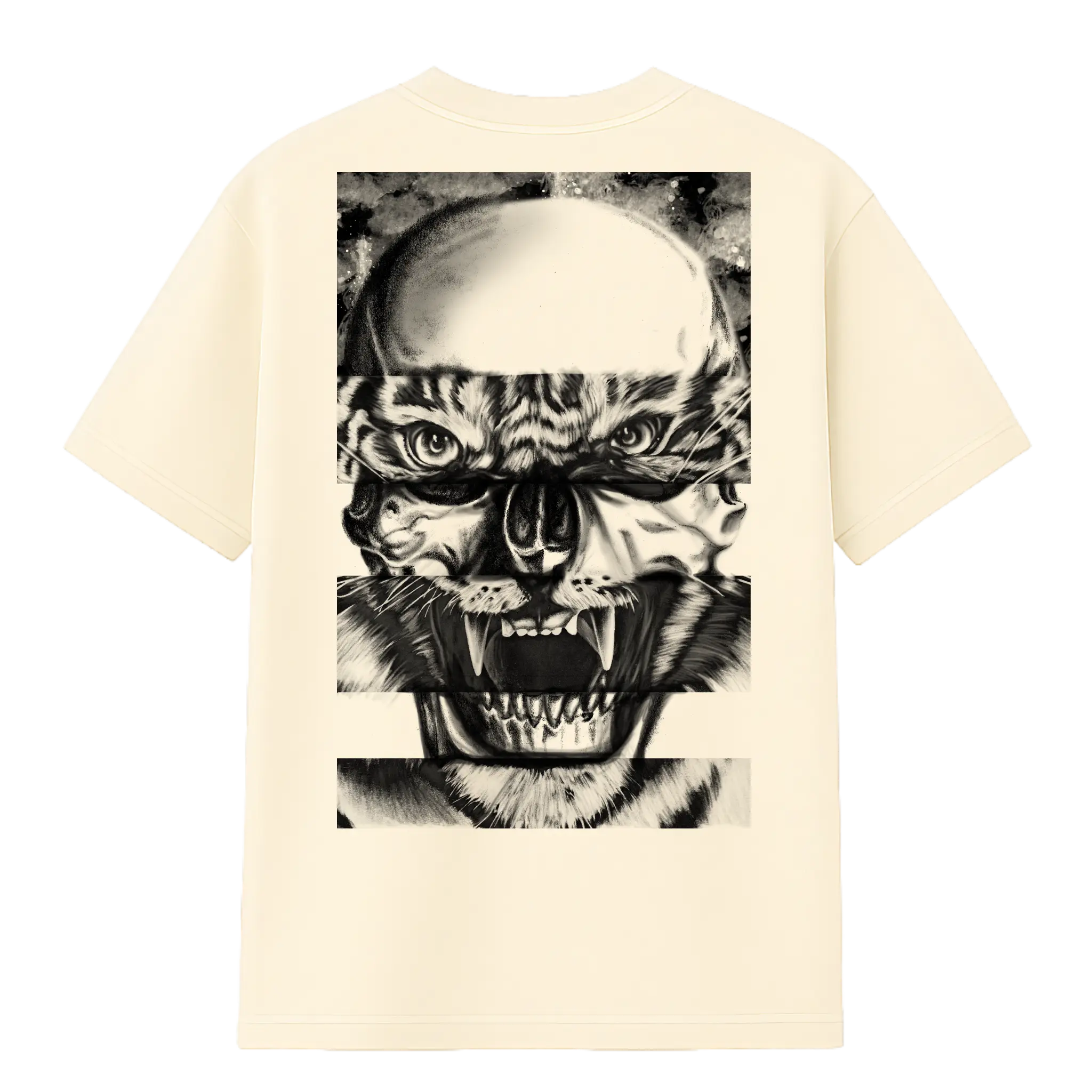 Camiseta Cubica Tiger Skull Unconventional PB