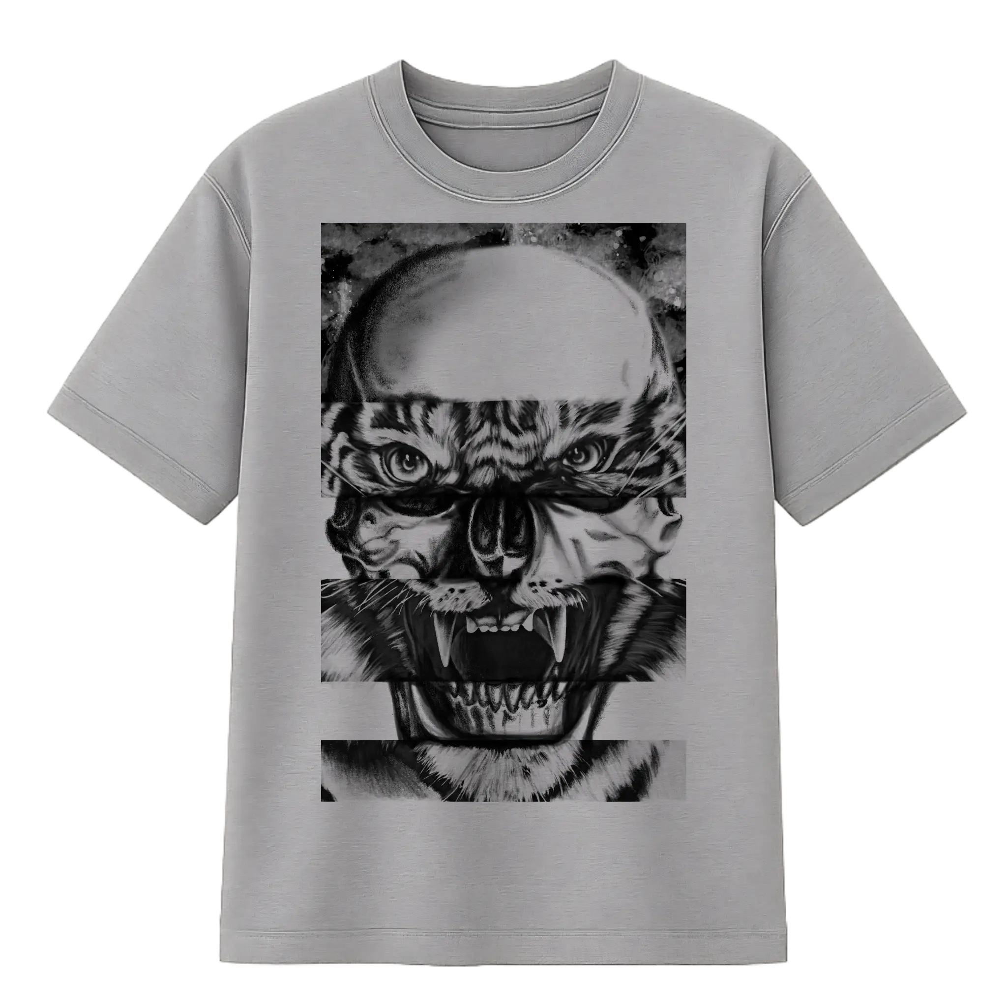 Camiseta Cubica Tiger Skull Unconventional F