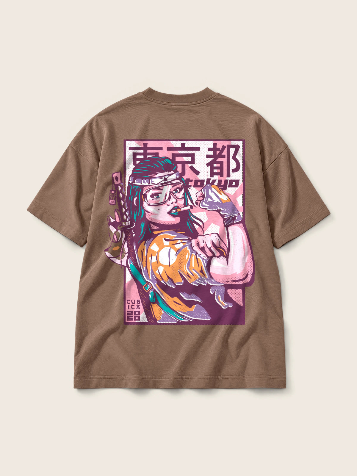 Tokyo 2050 · Camiseta Semi Oversize 310g — Imagen del producto 5