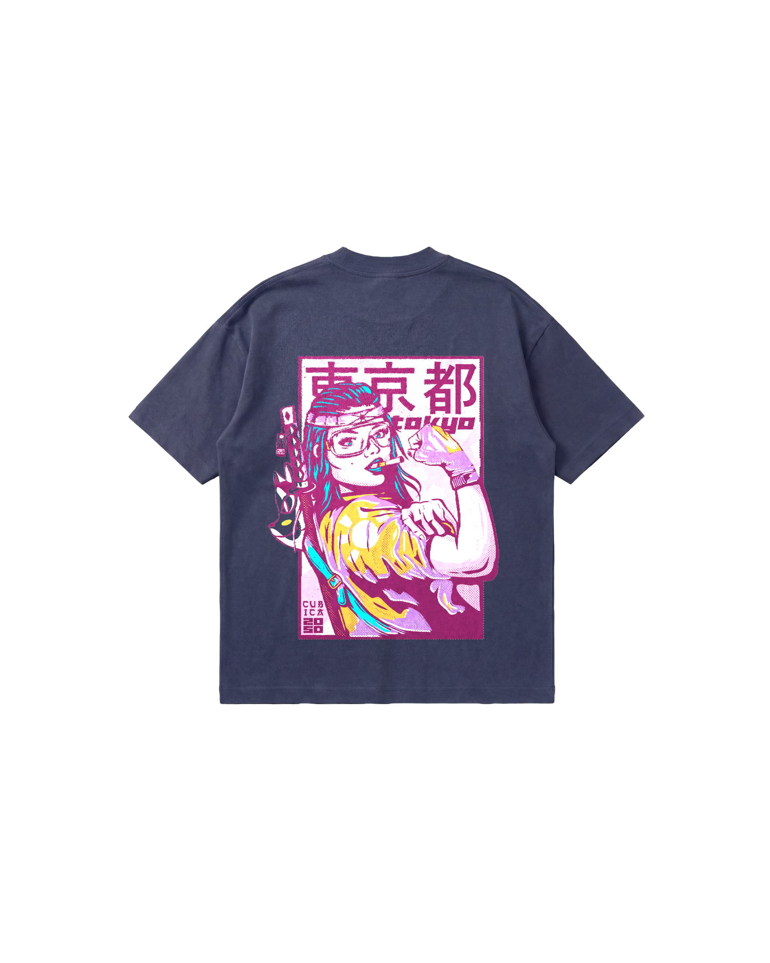 Tokyo 2050 Semi Oversize 250 Indigo Cubica