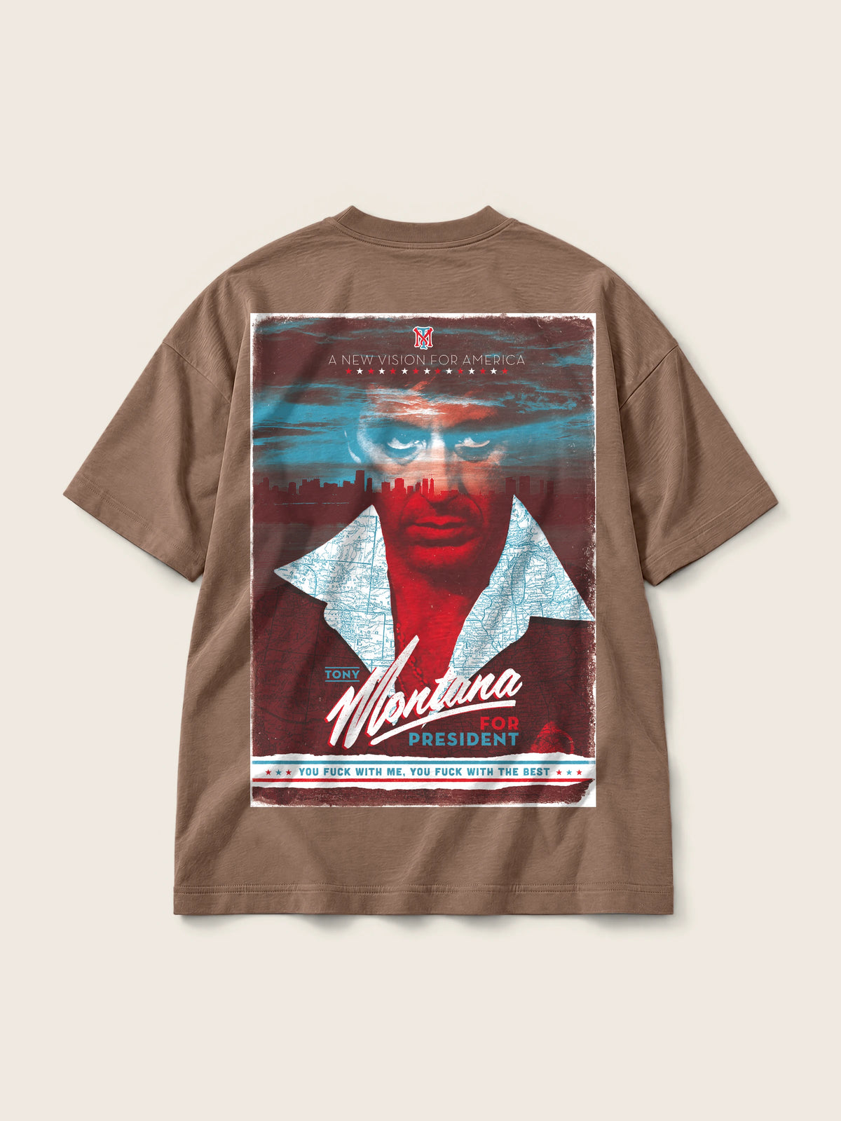 Tony Montana · Camiseta Semi Oversize 310g — Imagen del producto 7
