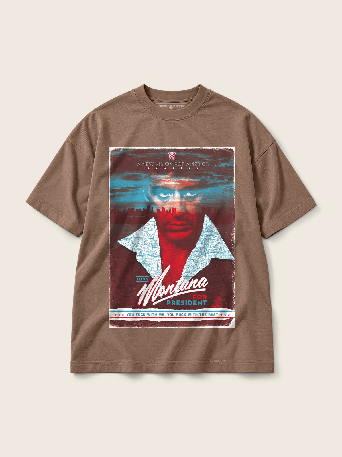 Tony Montana · Camiseta Semi Oversize 310g — Imagen del producto 5