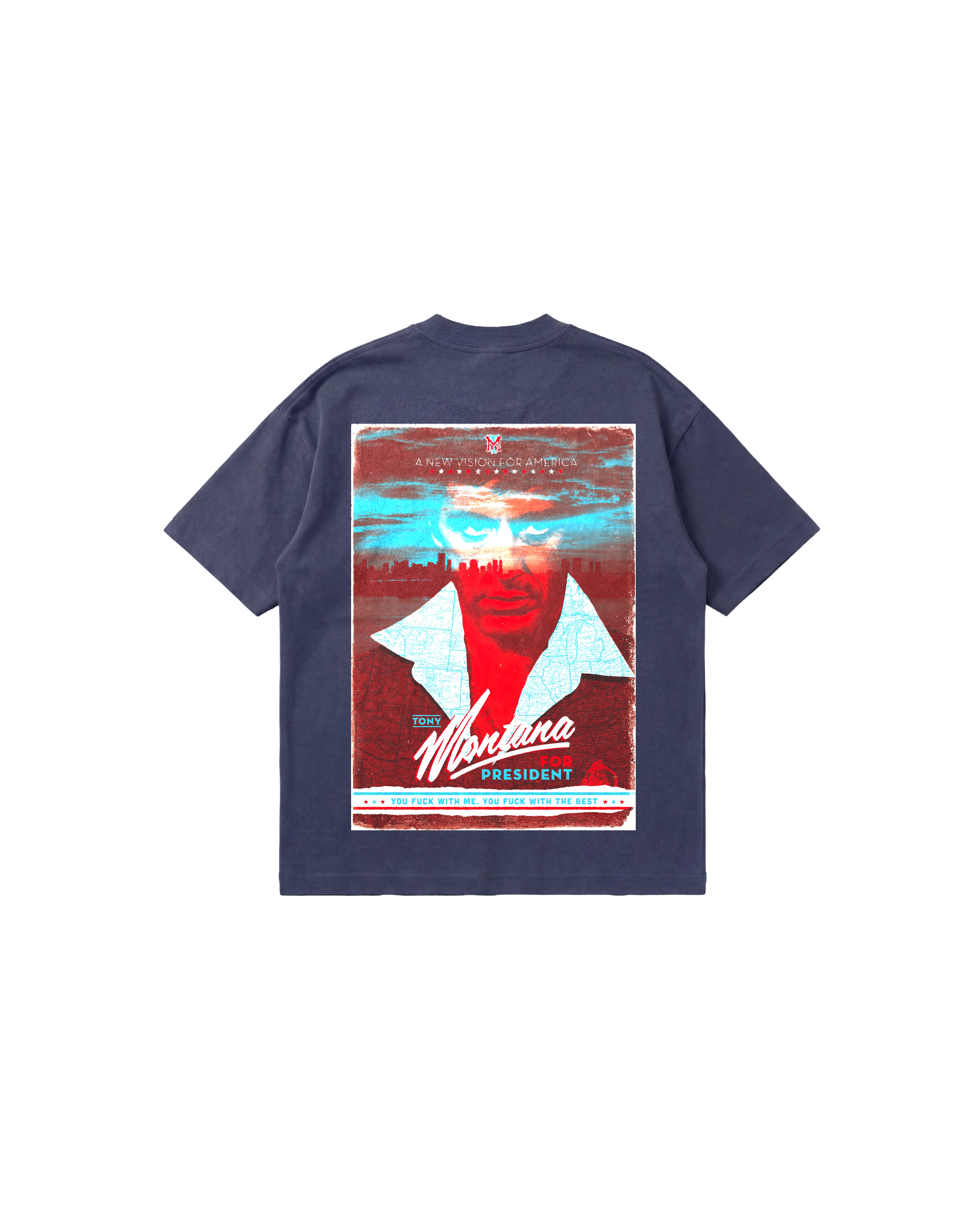 Tony Montana Semi Oversize 250 Indigo Cubica