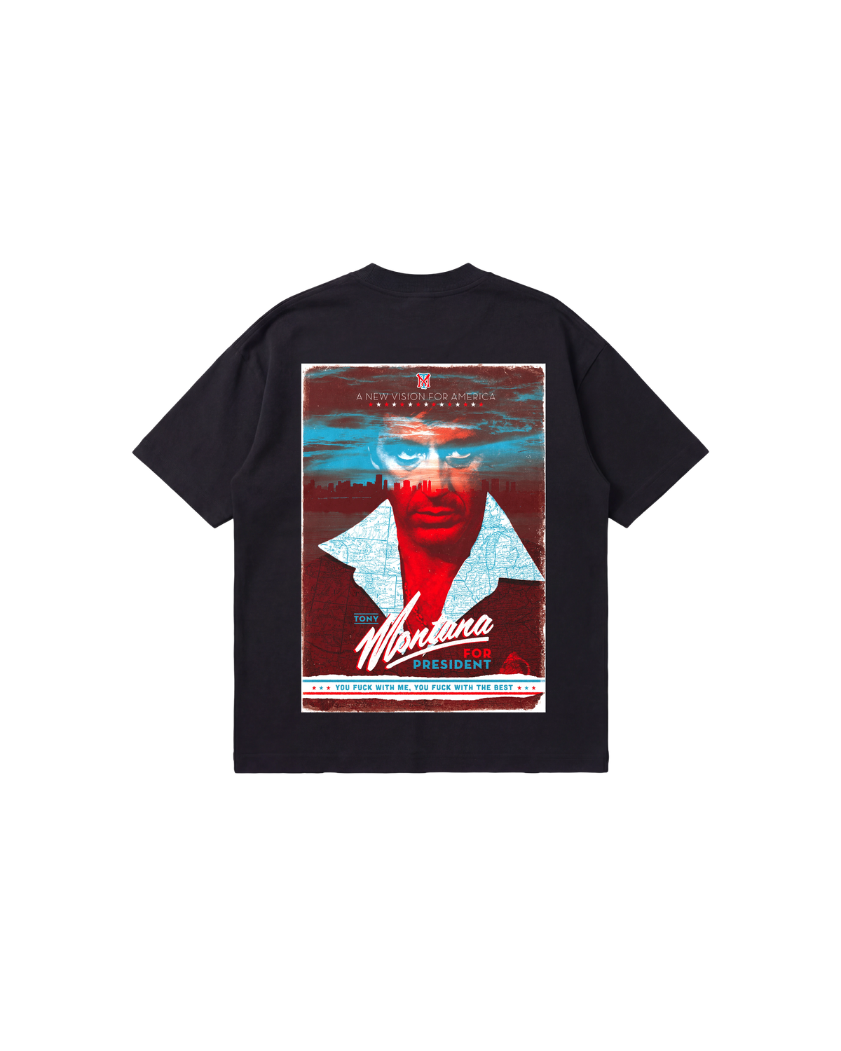 Tony Montana Semi Oversize 250 Negro Cubica