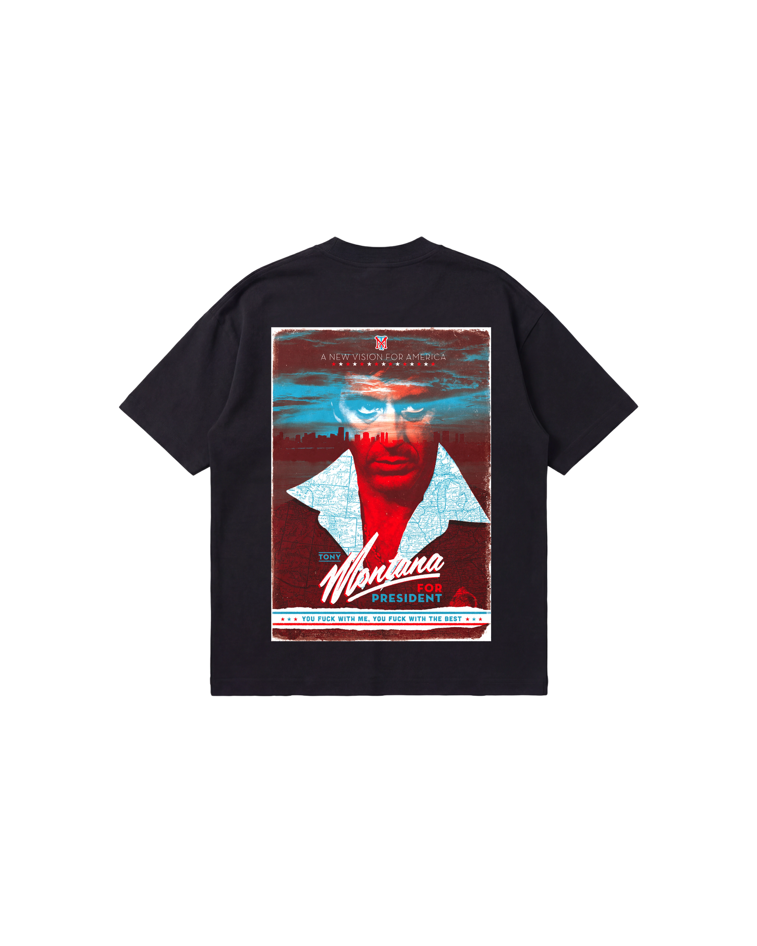 Tony Montana Semi Oversize 250 Negro Cubica