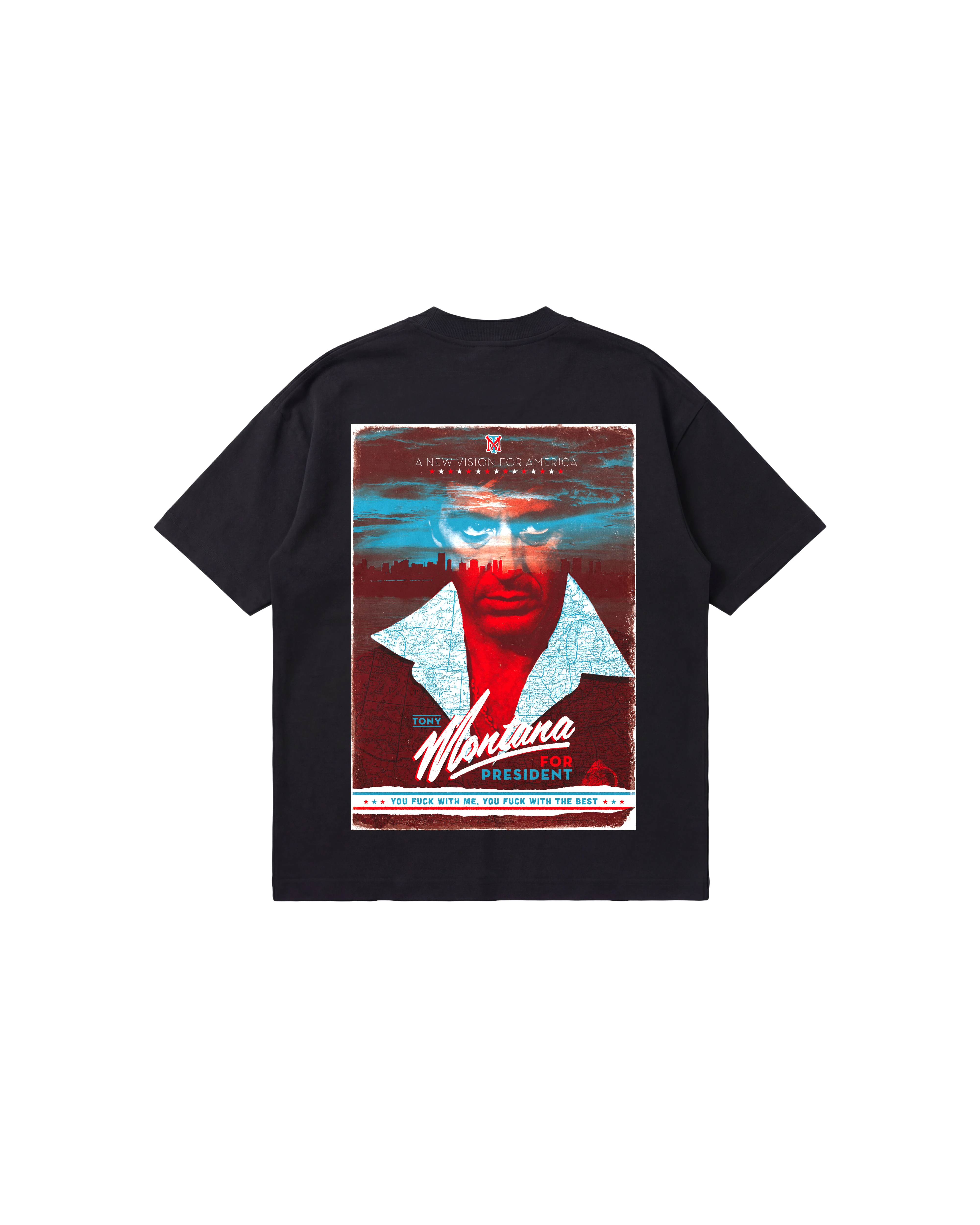 Tony Montana Semi Oversize 250 Negro Cubica