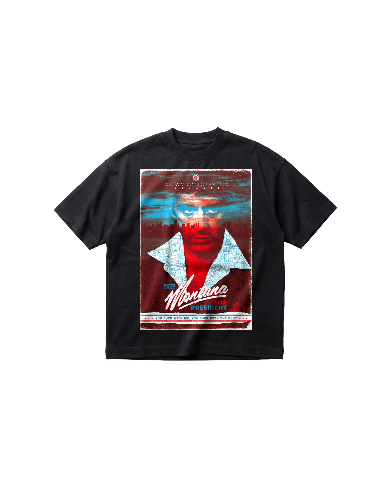 Tony Montana Semi Oversize 310 Negro Cubica