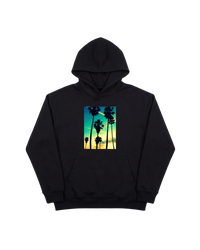 Tropical Dusk Hoodie 410 Negro Cubica