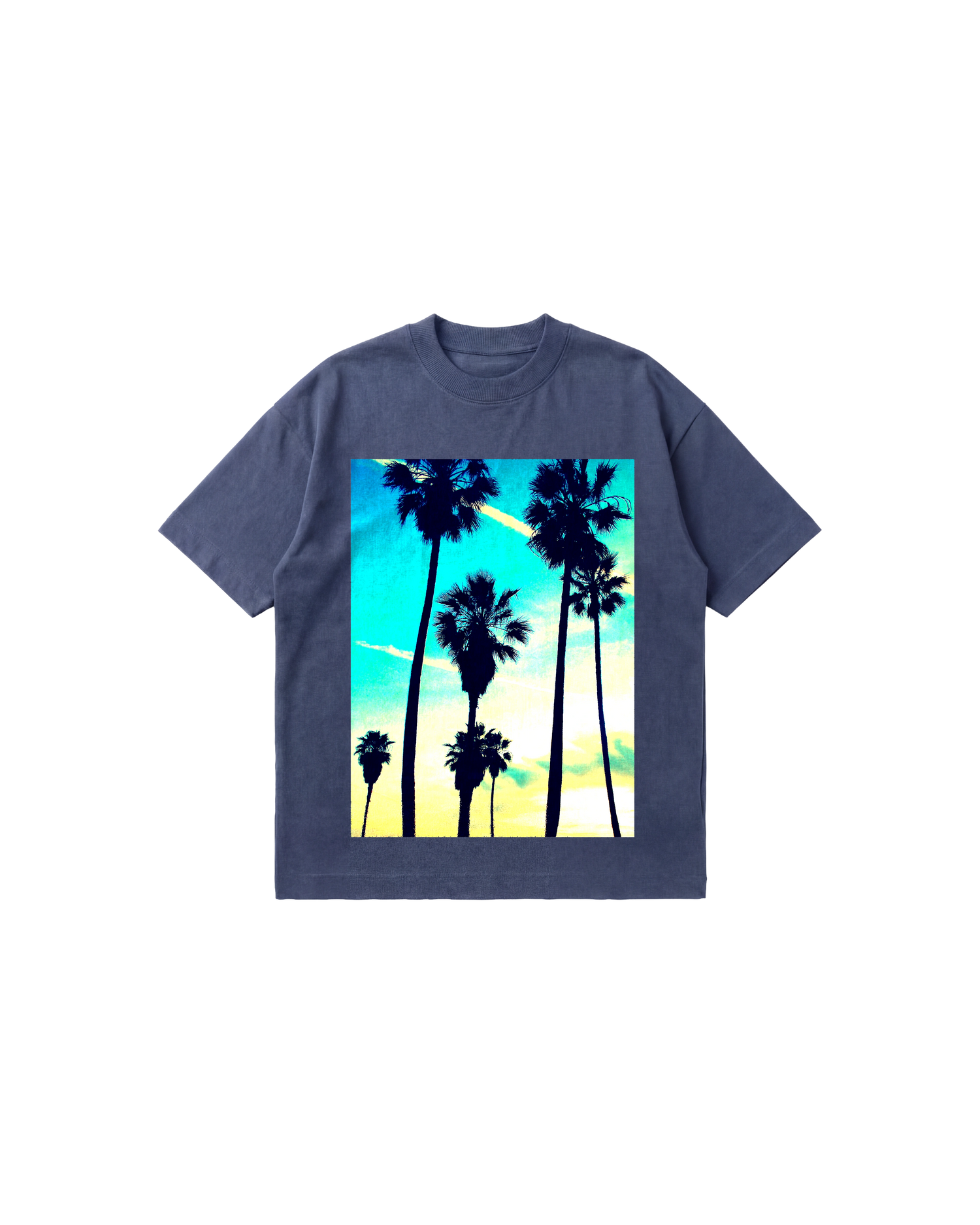 Tropical Dusk Semi Oversize 250 Indigo Cubica