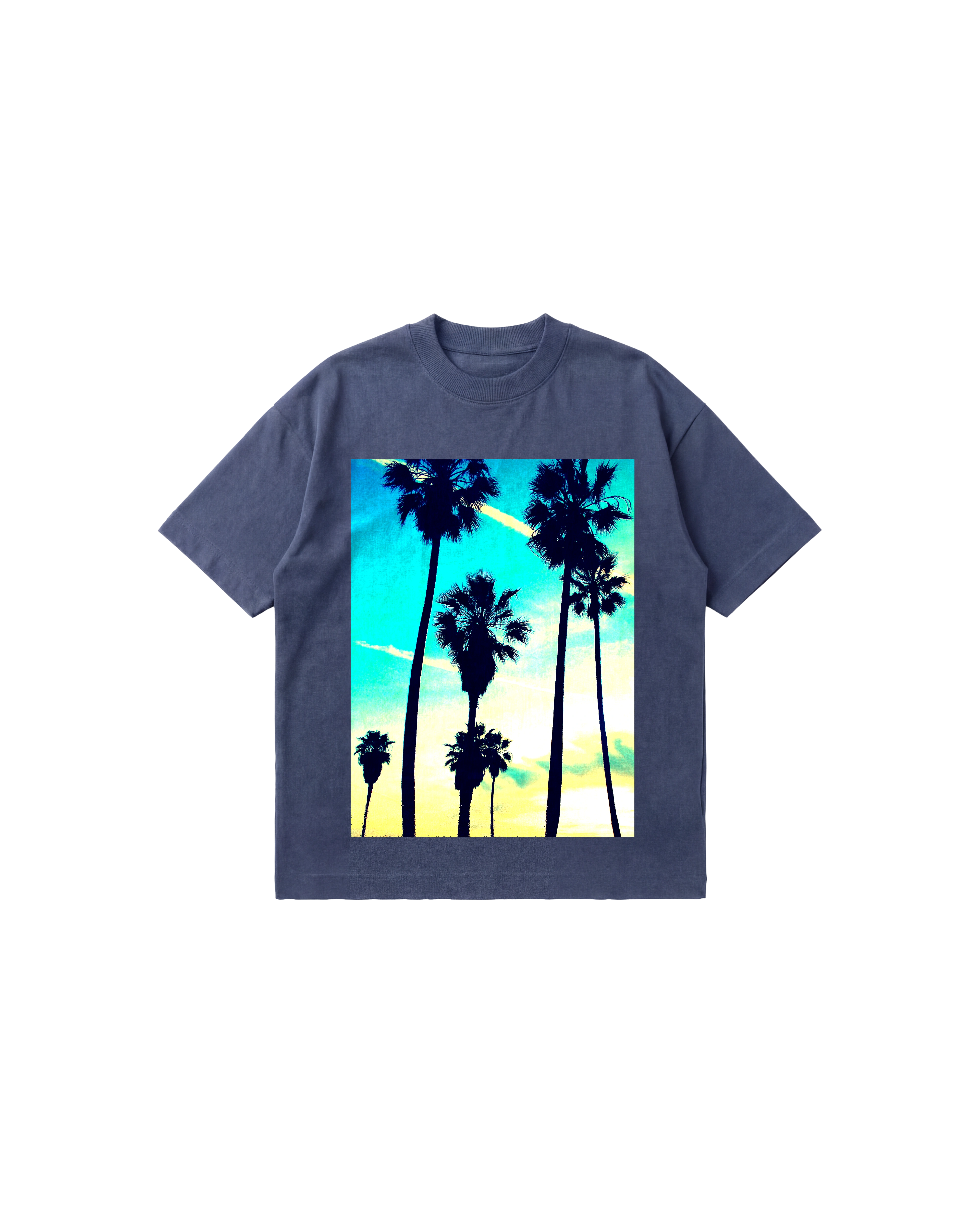 Tropical Dusk Semi Oversize 250 Indigo Cubica