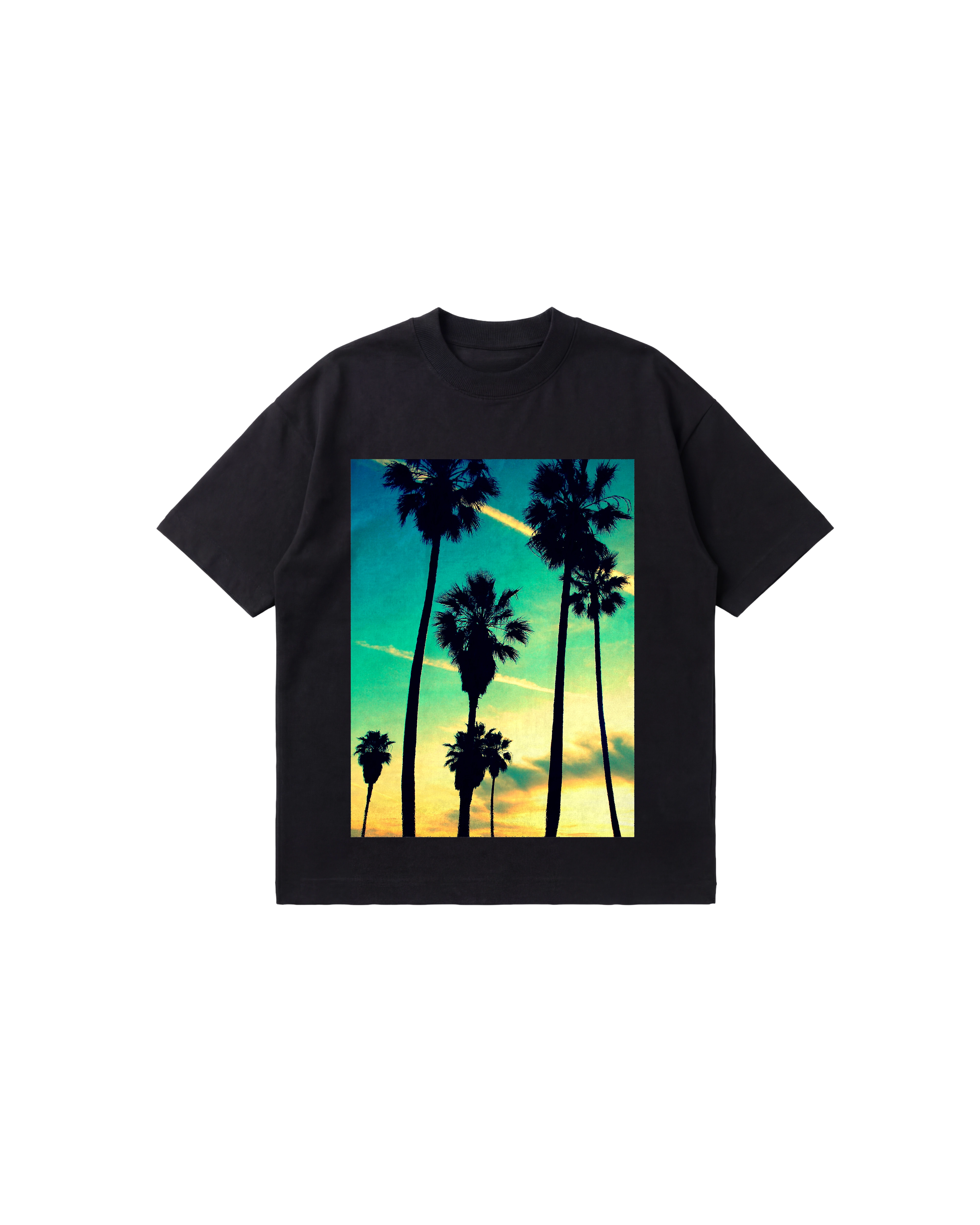 Tropical Dusk Semi Oversize 250 Negro Cubica