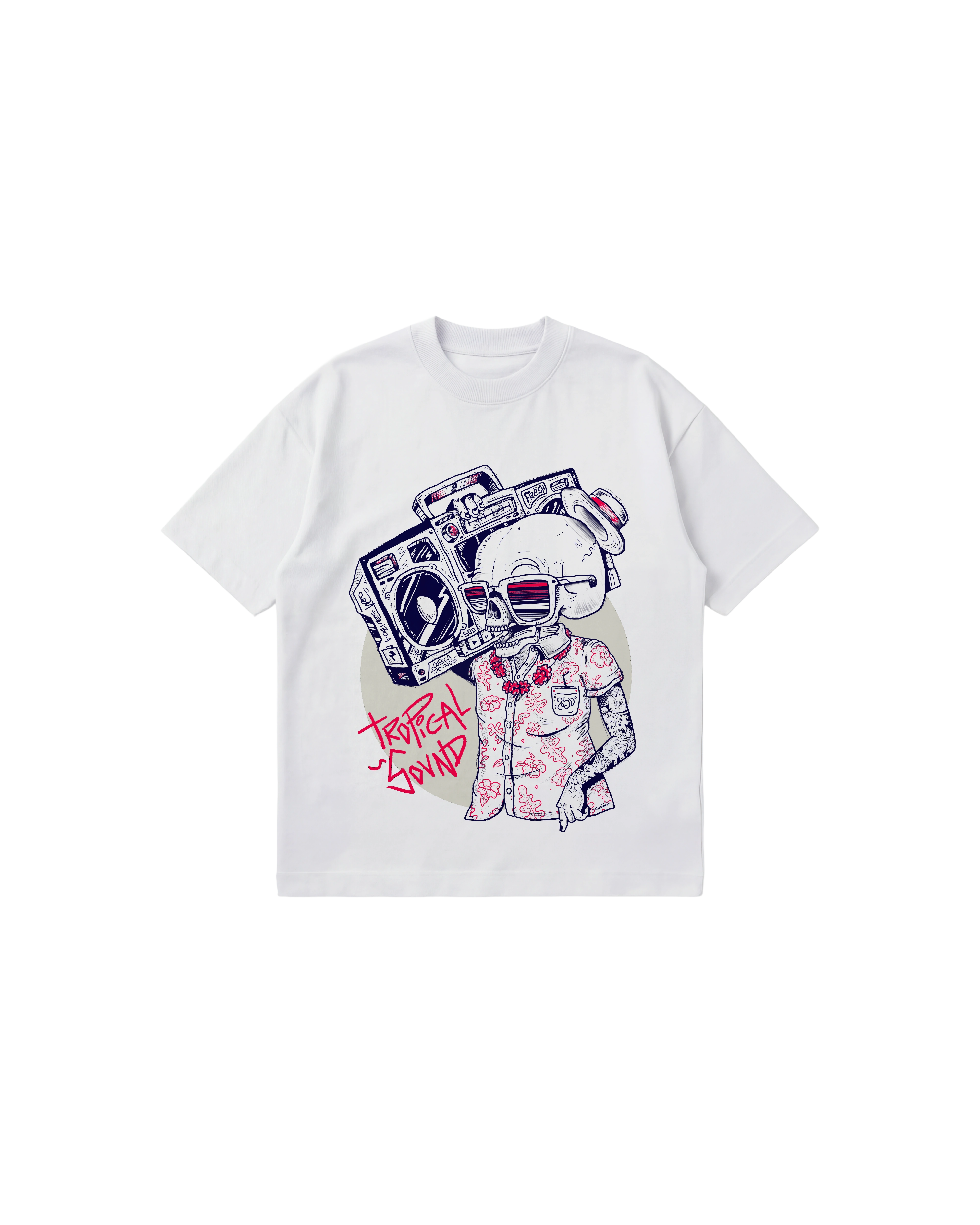 Tropical Sound Semi Oversize 250 Marfil Cubica