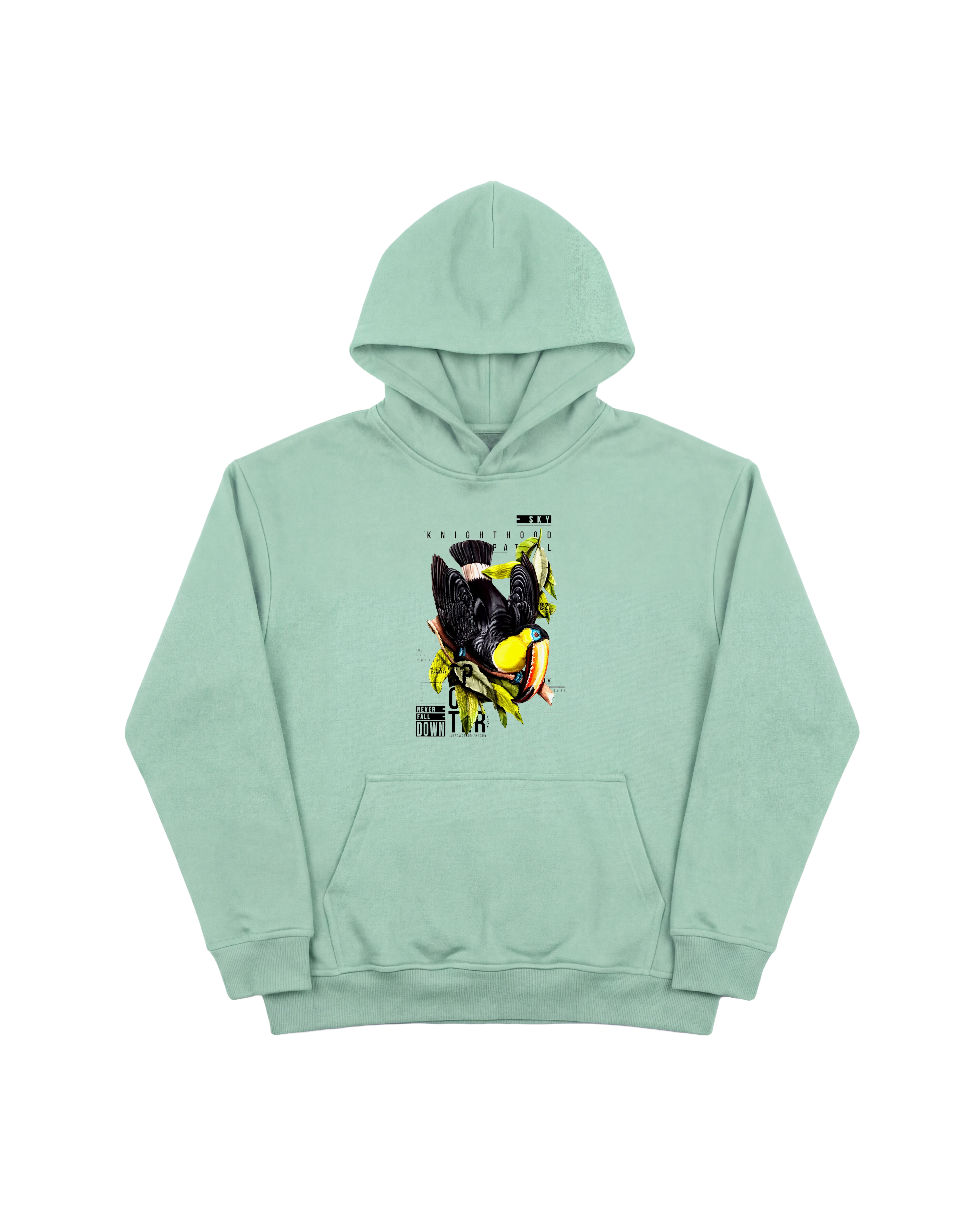 Tucan Tucan Hoodie 410 Verde Menta Cubica