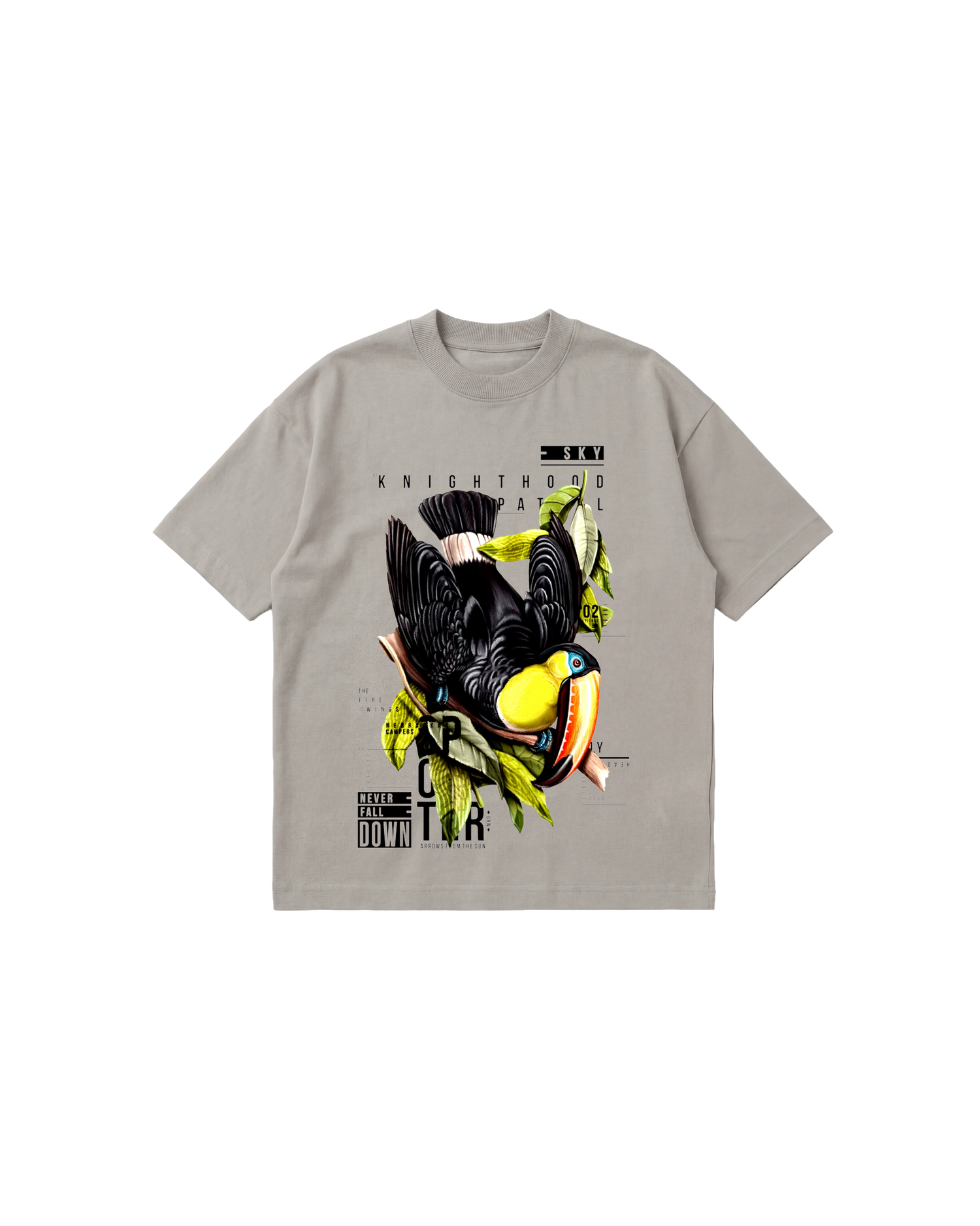 Tucan Tucan Semi Oversize 250 Gris Cemento Cubica