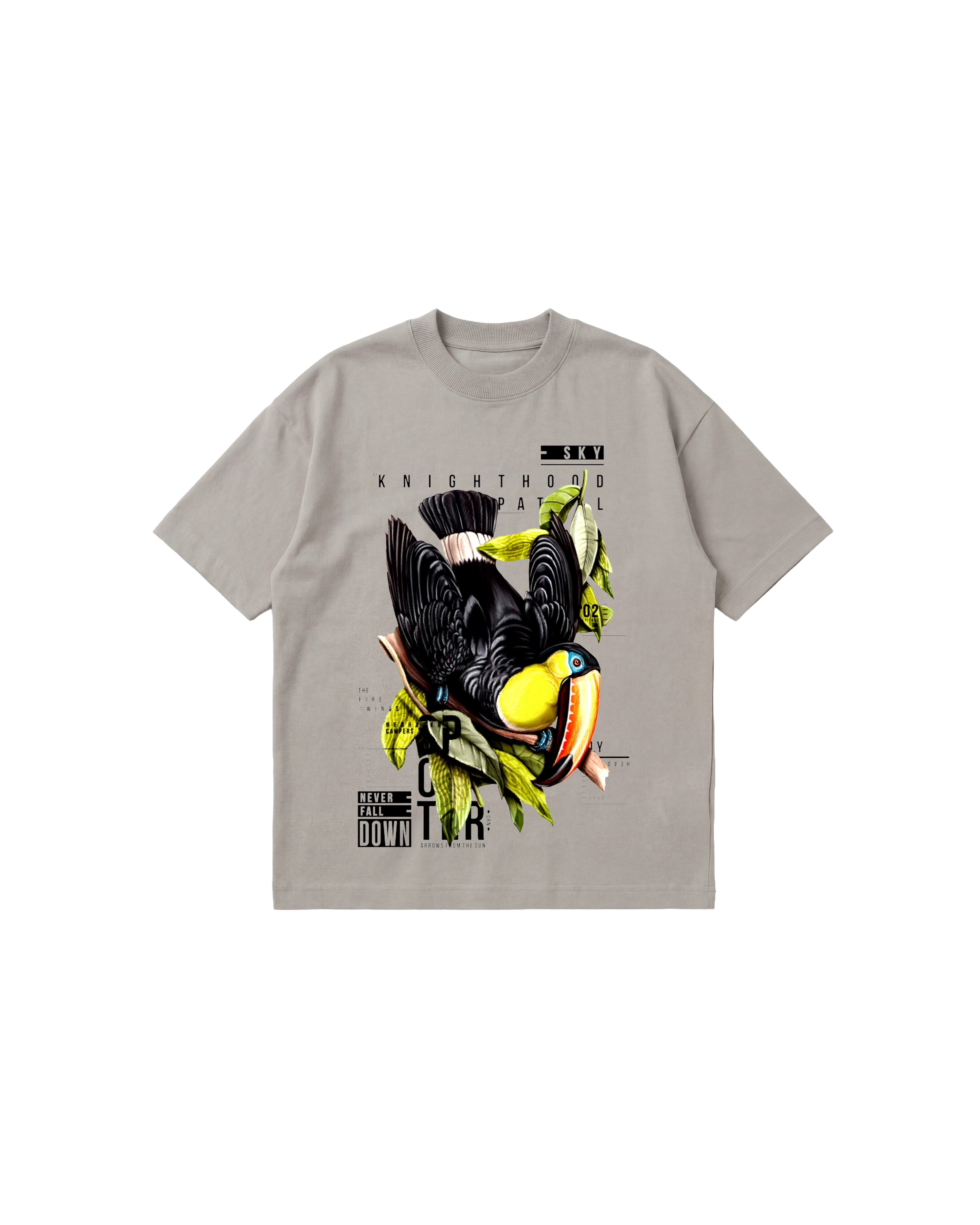 Tucan Tucan Semi Oversize 250 Gris Cemento Cubica