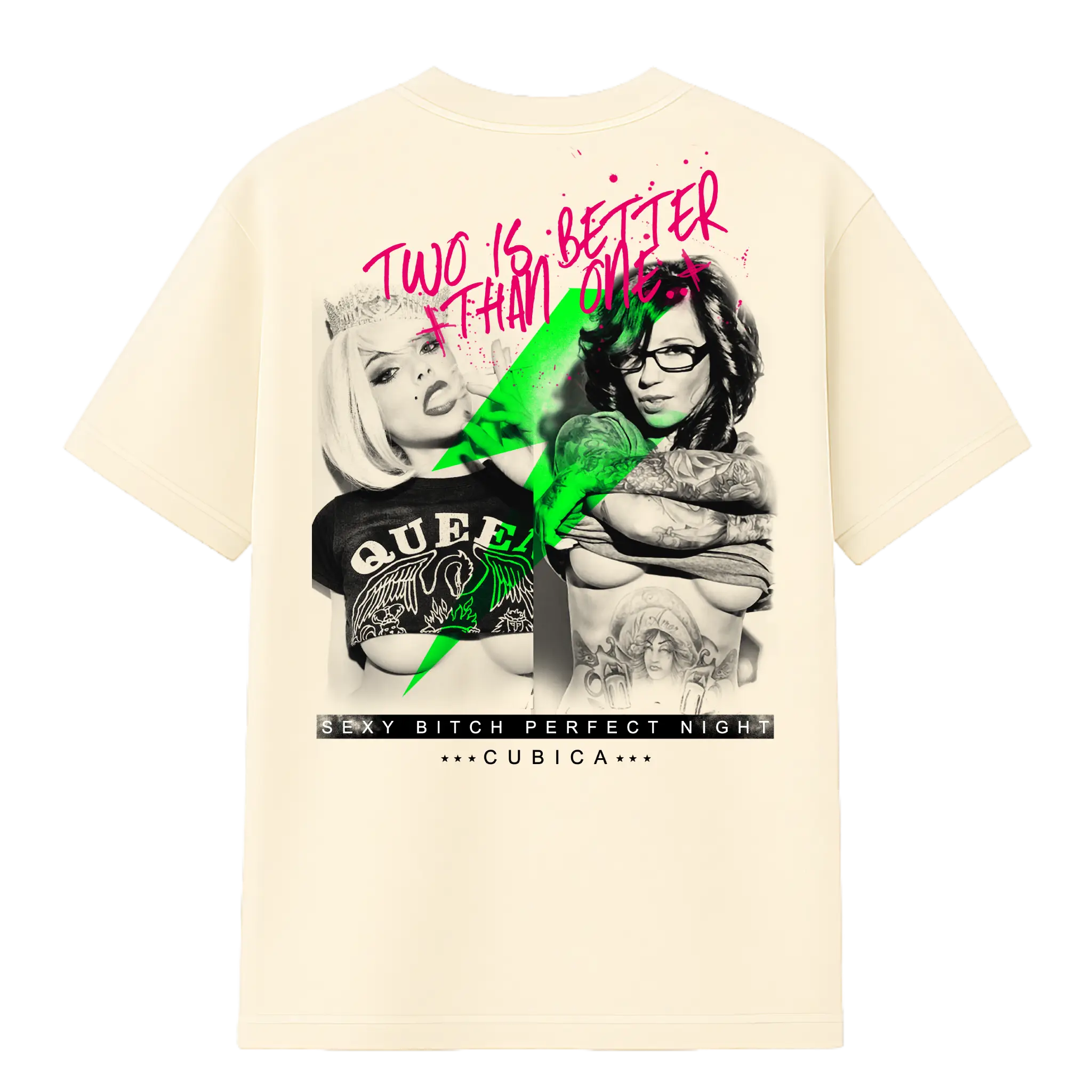 Camiseta Cubica Two Is Better Than One B