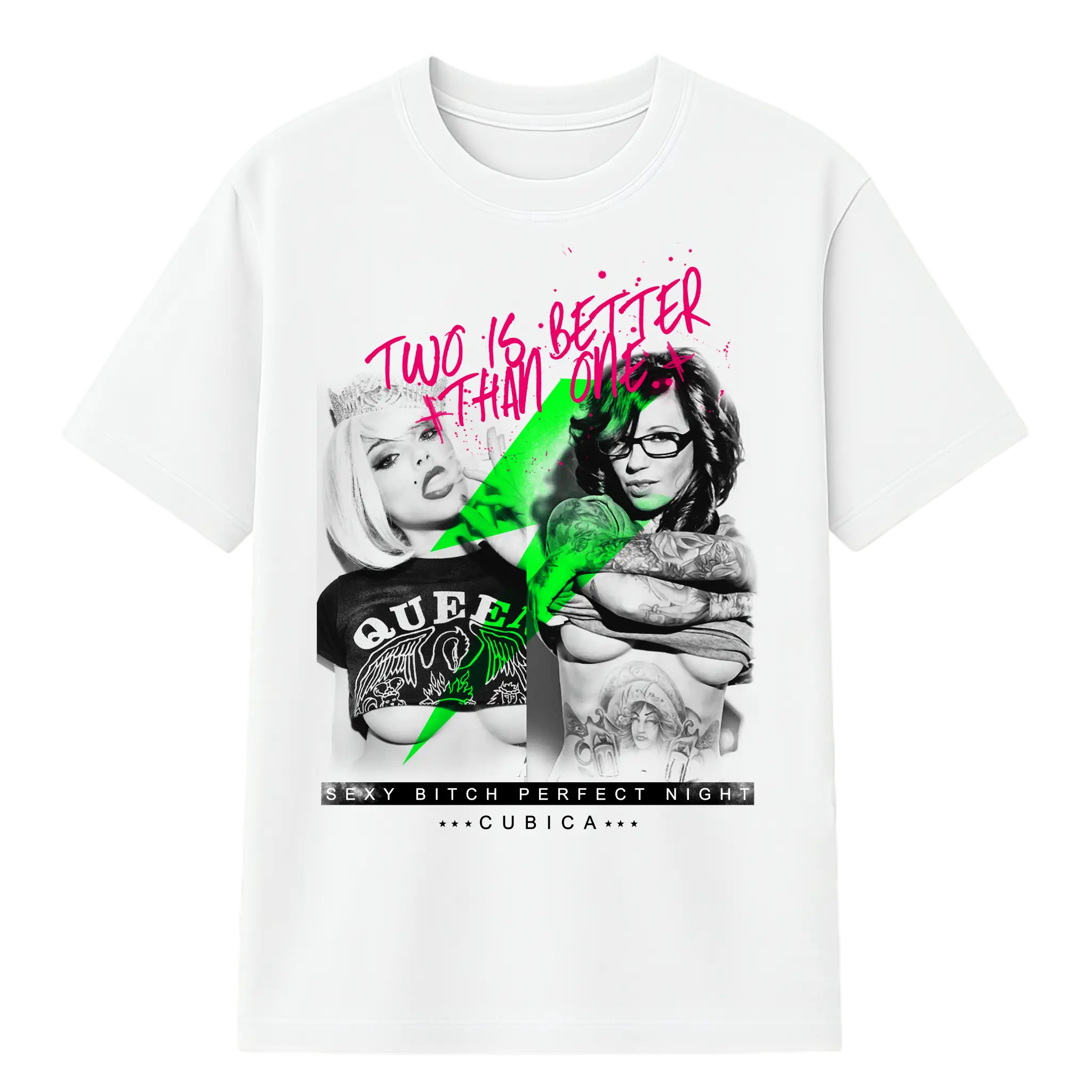 Camiseta Cubica Two Is Better Than One F