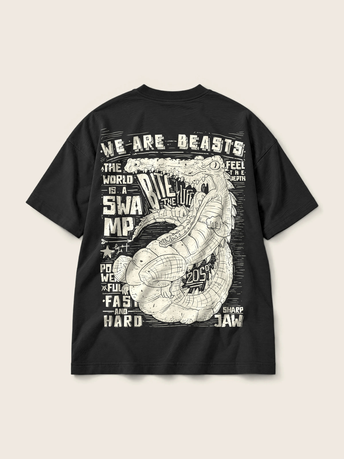 We Are Beasts · Camiseta Semi Oversize 310g — Imagen del producto 3