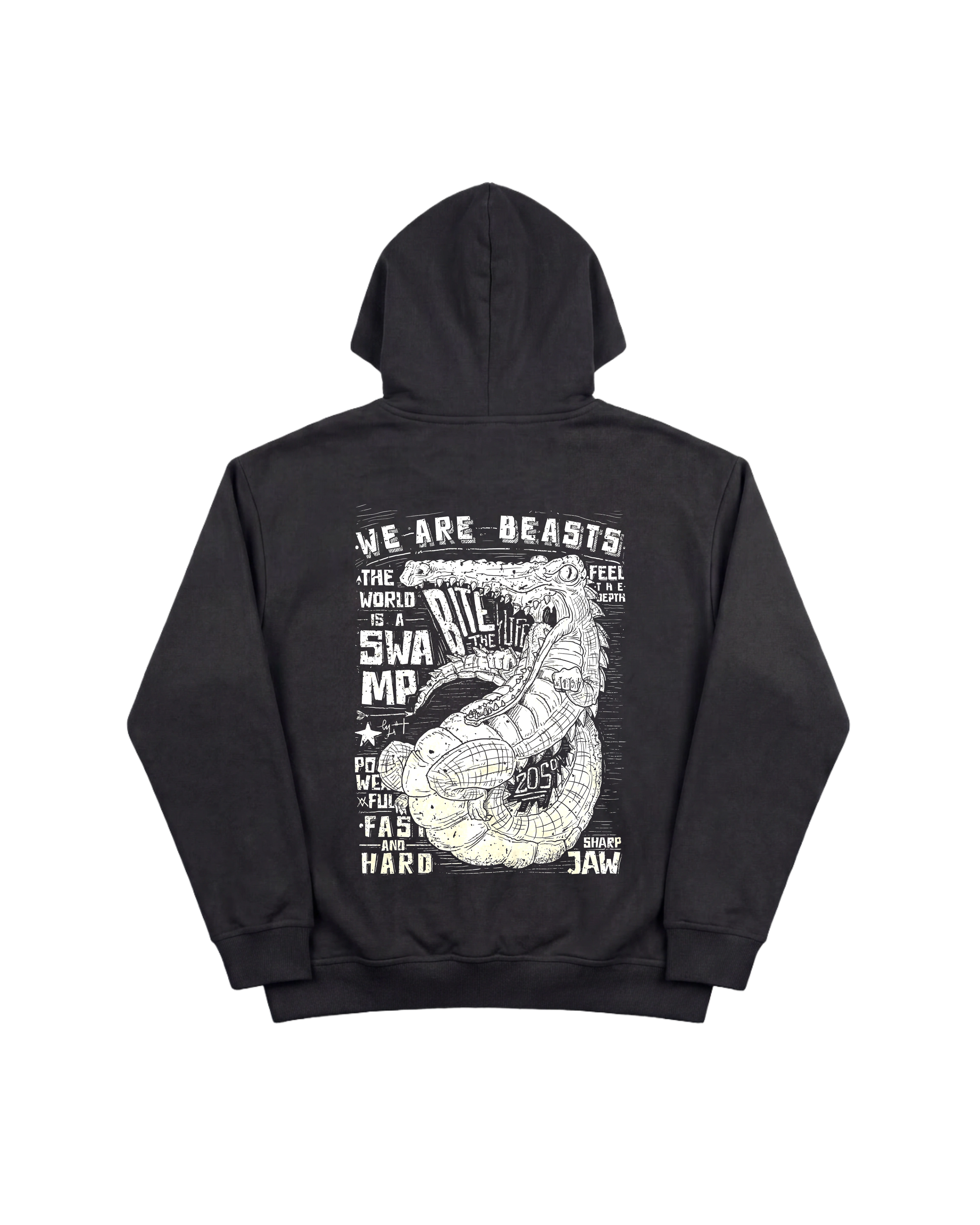 We Beasts Hoodie 410 Negro Cubica