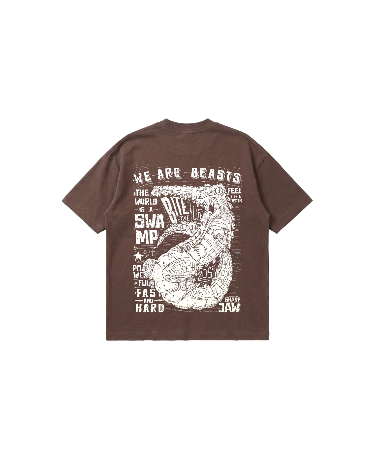 We Beasts Semi Oversize 250 Café Toffee Cubica