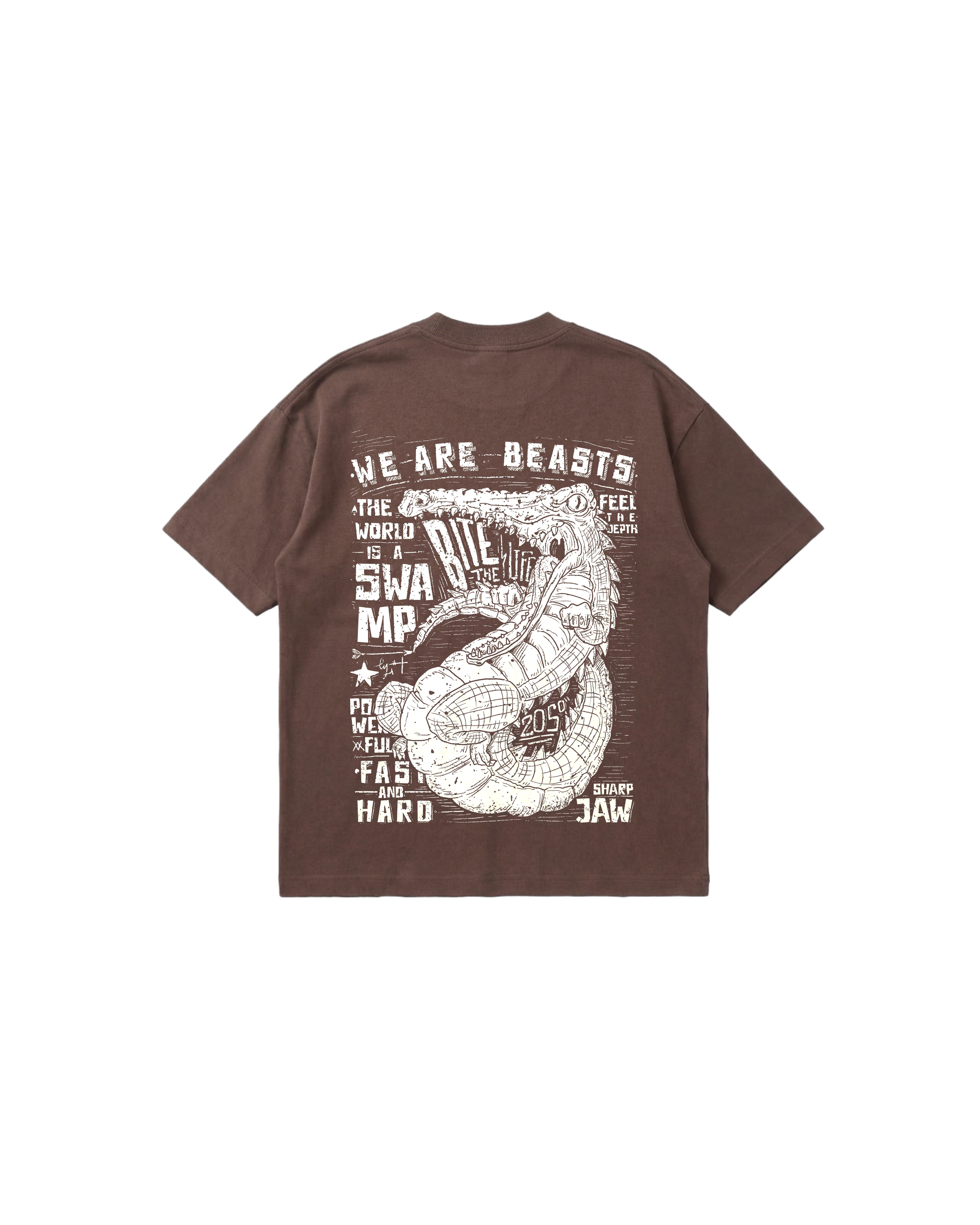 We Beasts Semi Oversize 250 Café Toffee Cubica