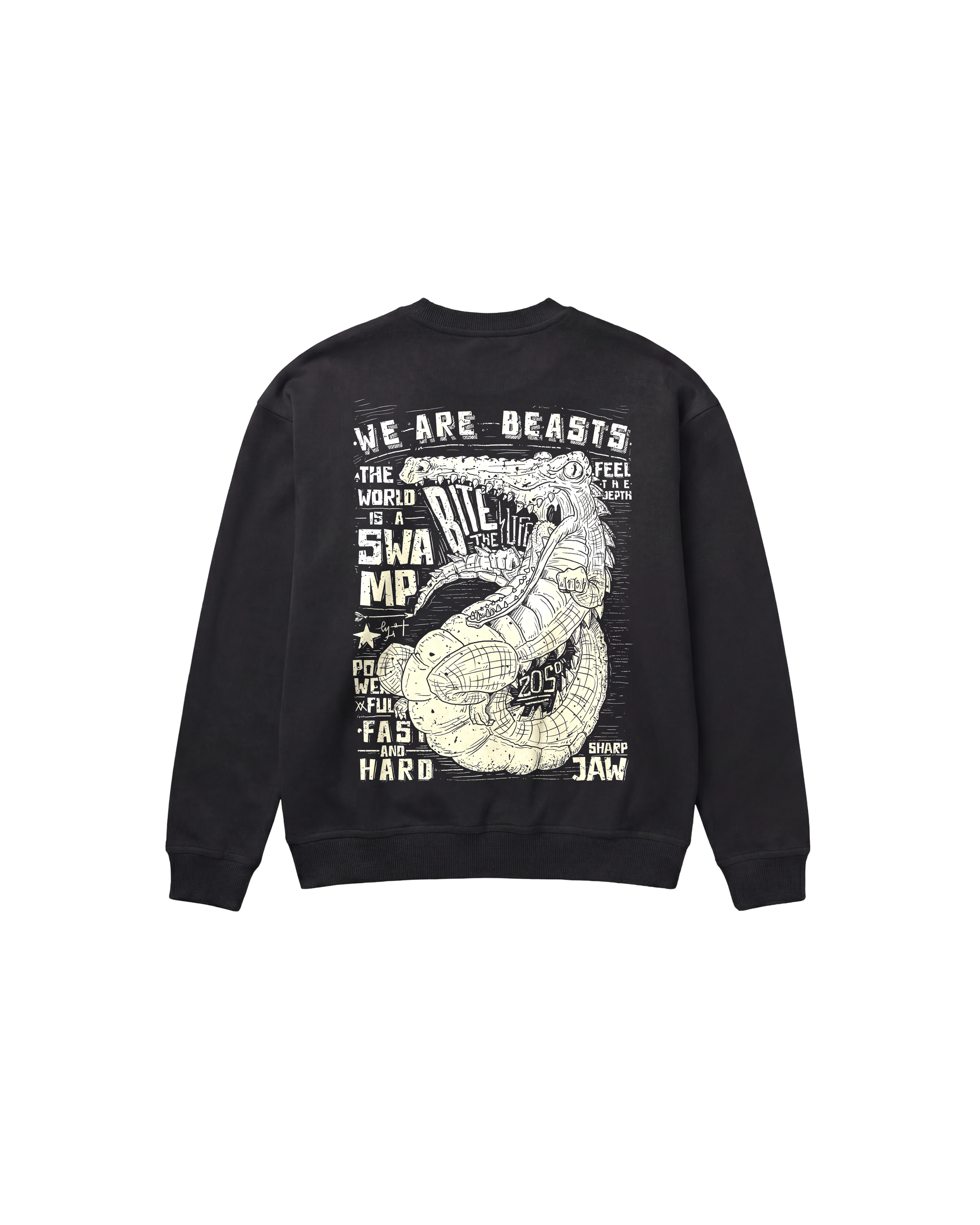 We Beasts Sweatshirt 410 Negro Cubica