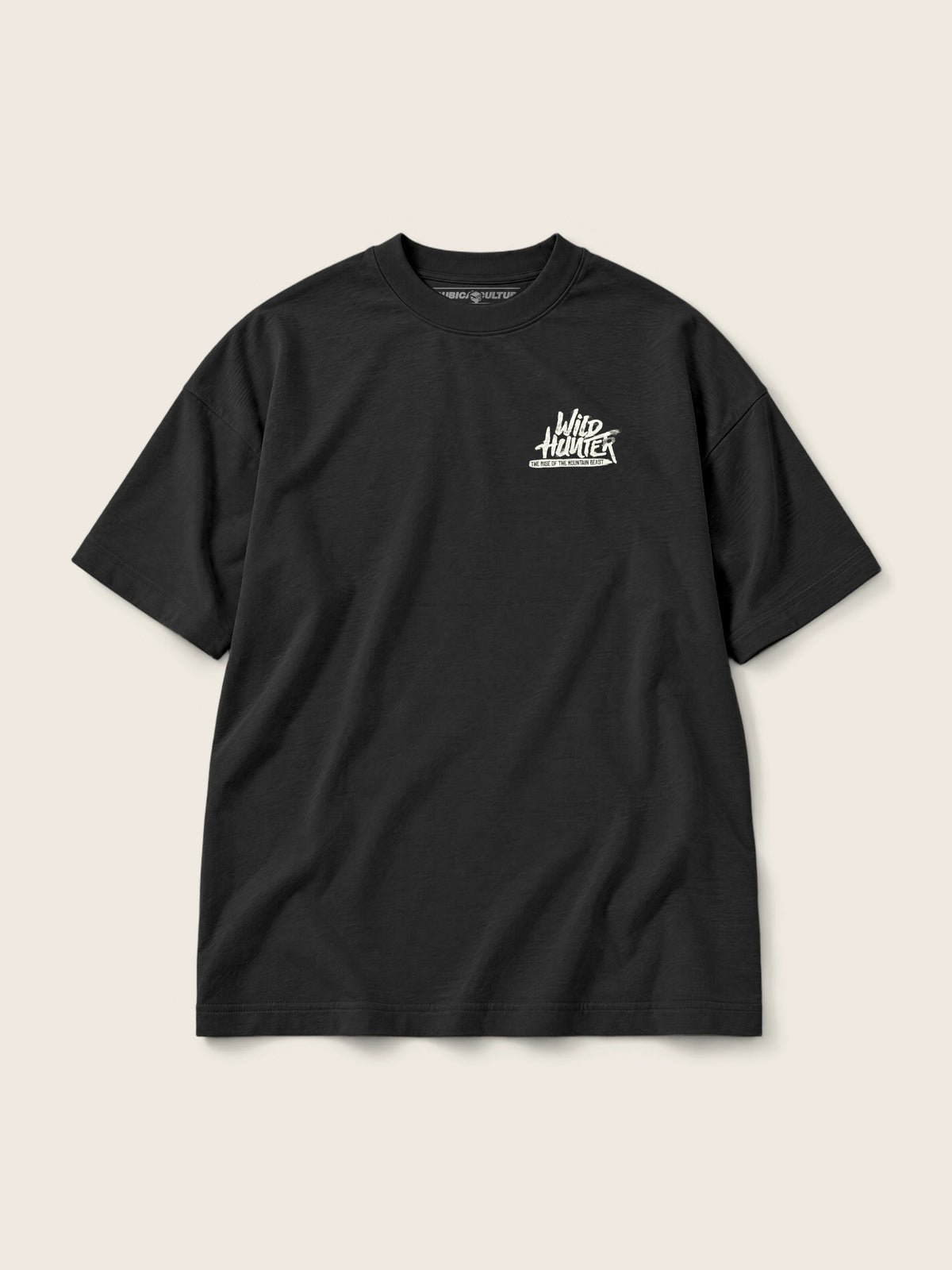 Wild Hunter · Camiseta Semi Oversize 310g Negro — Imagen del producto 2