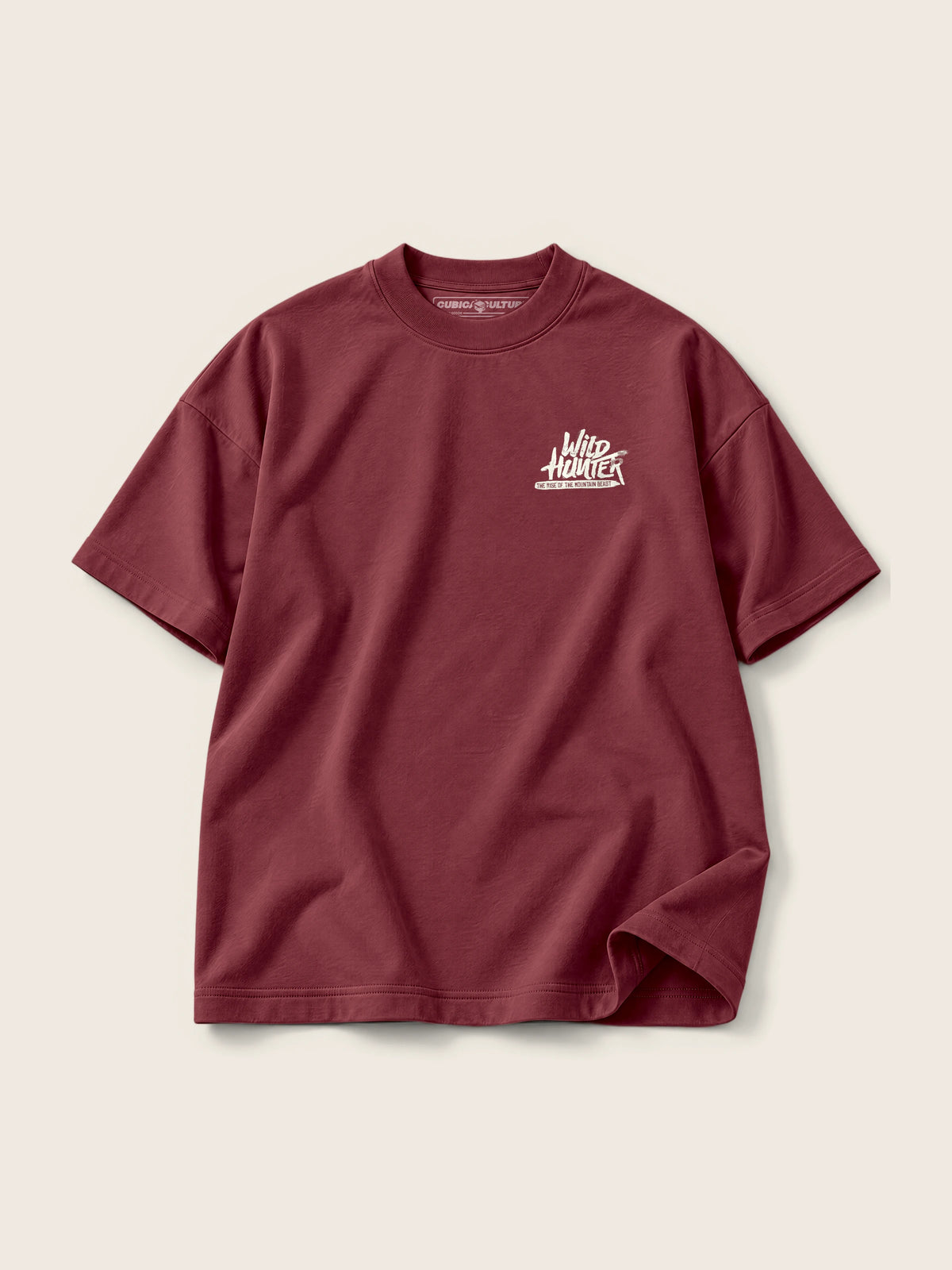 Wild Hunter · Camiseta Semi Oversize con Cortes 410g — Imagen del producto 4