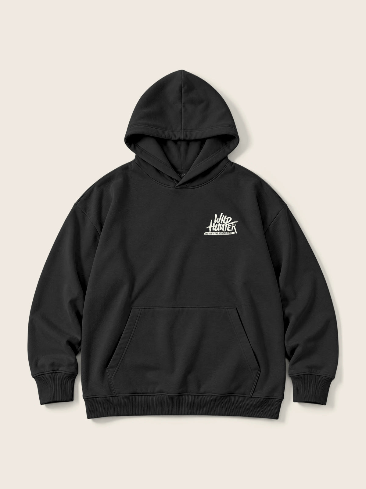 Wild Hunter · Hoodie 410g Negro — Imagen del producto 2