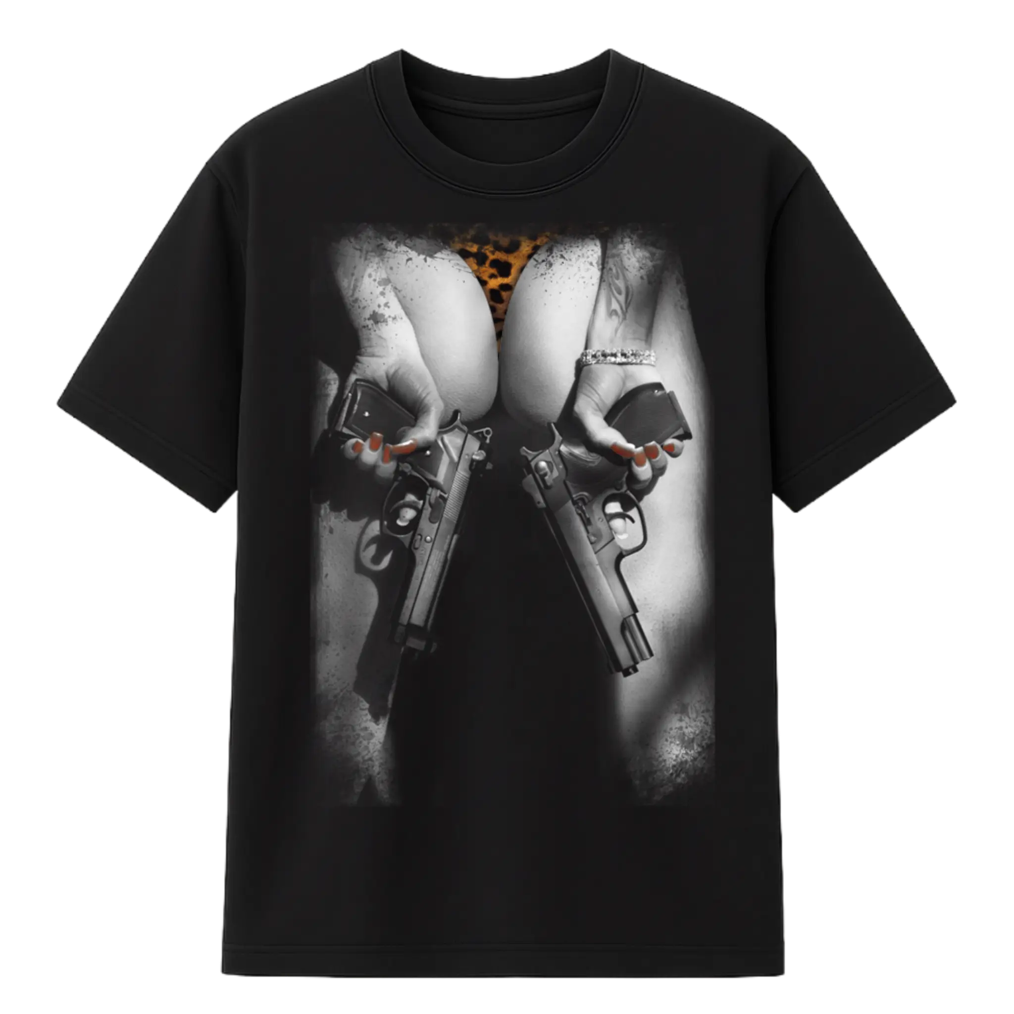Camiseta Cubica Woman Gun F